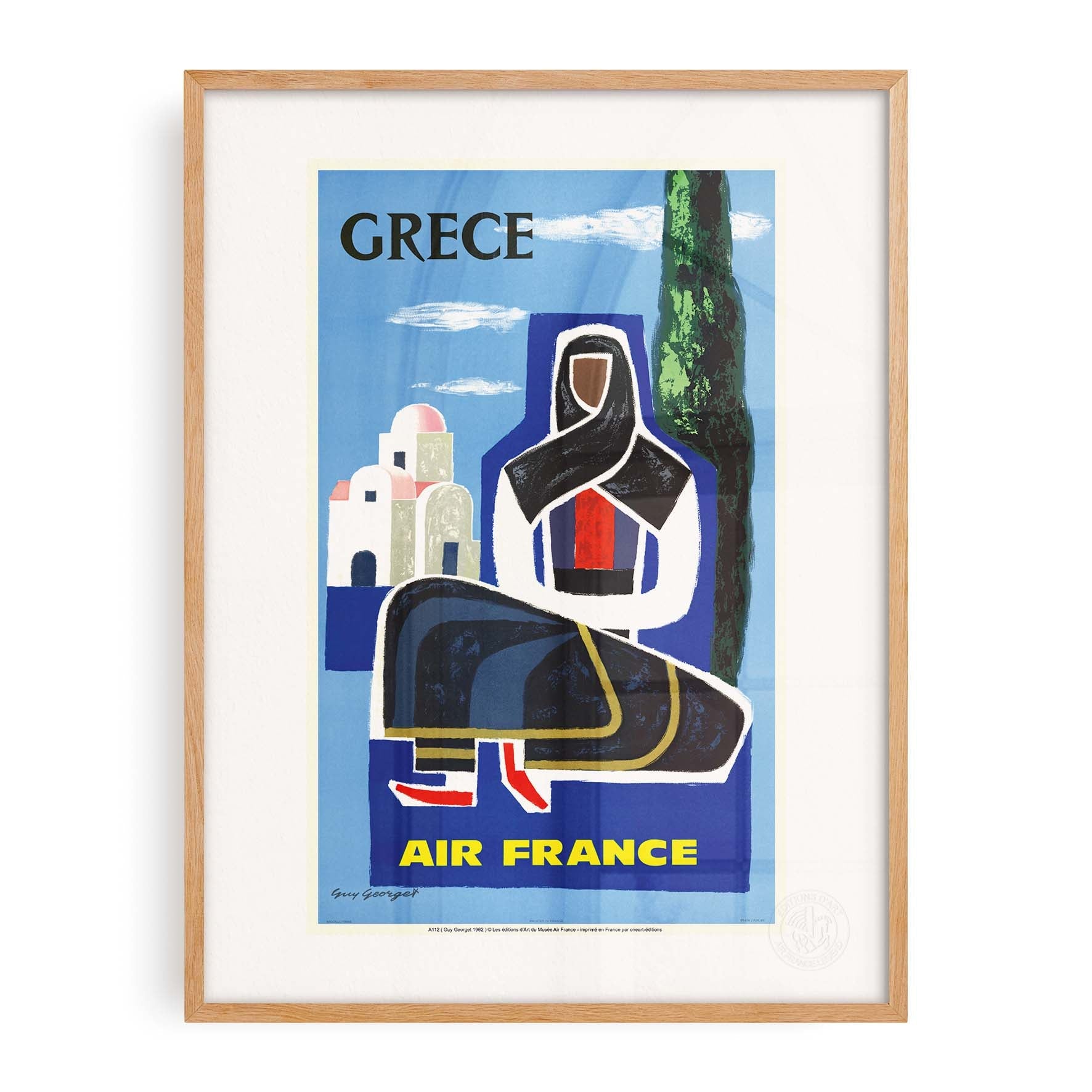 Affiche "Les Imparfaits" Air France - Grèce