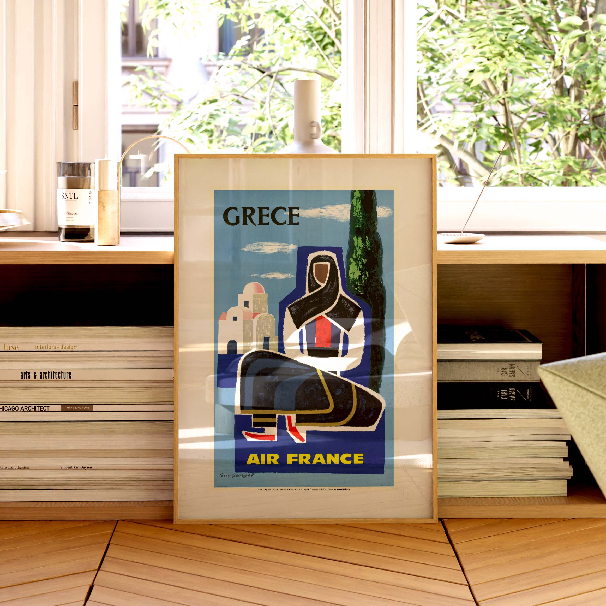 Affiche Air France - Grèce
