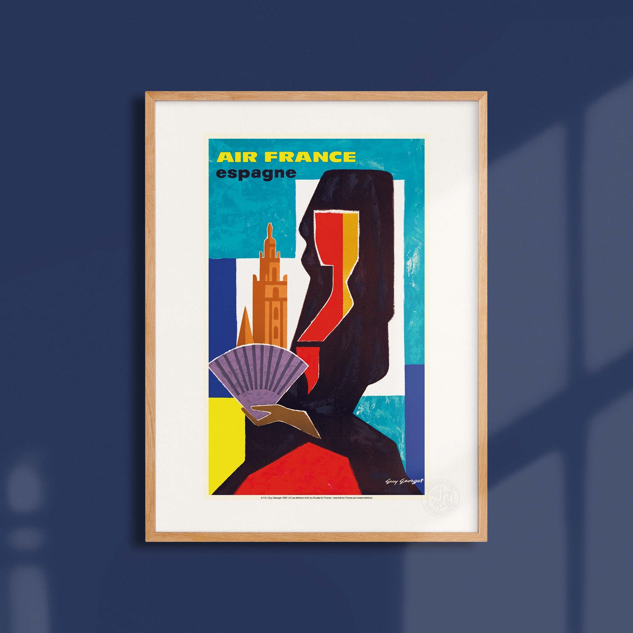 Affiche Air France - Espagne