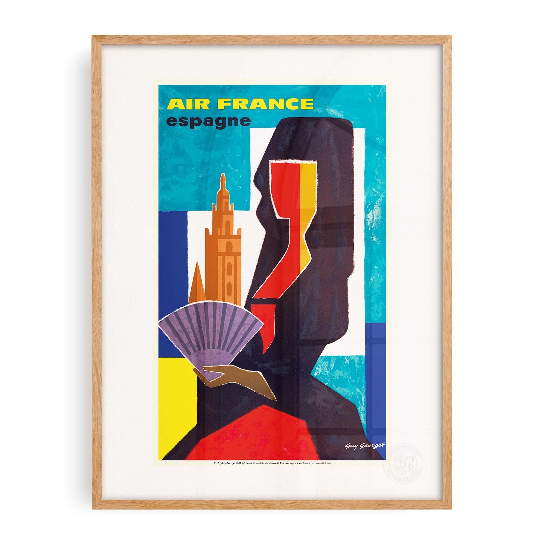 Affiche "Les Imparfaits" Air France - Espagne