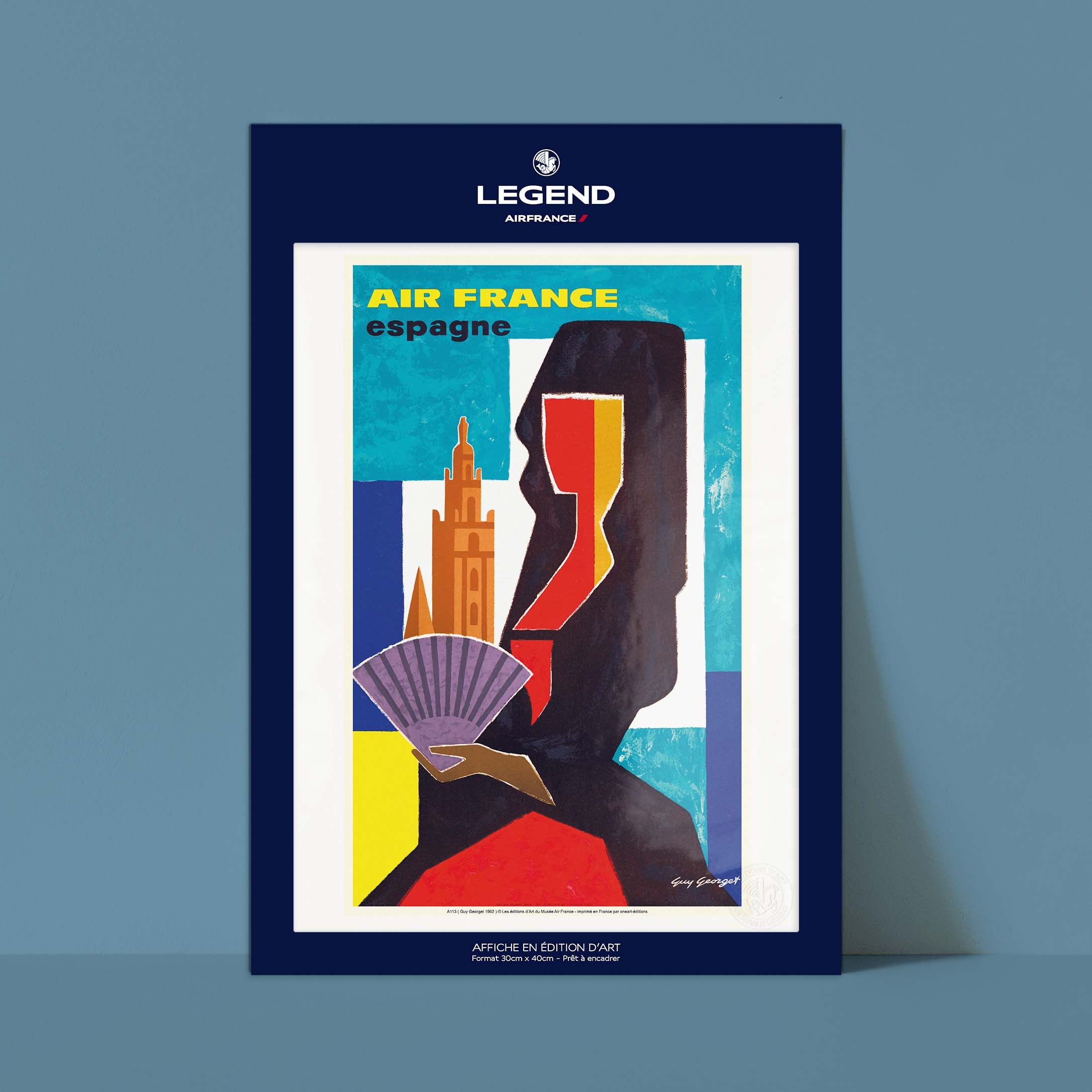 Affiche Air France - Espagne