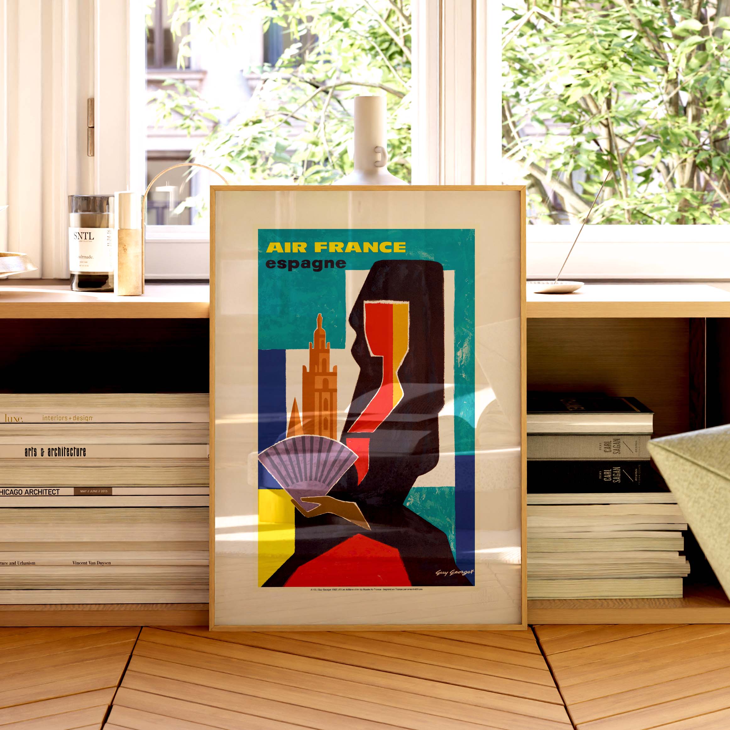 Affiche "Les Imparfaits" Air France - Espagne