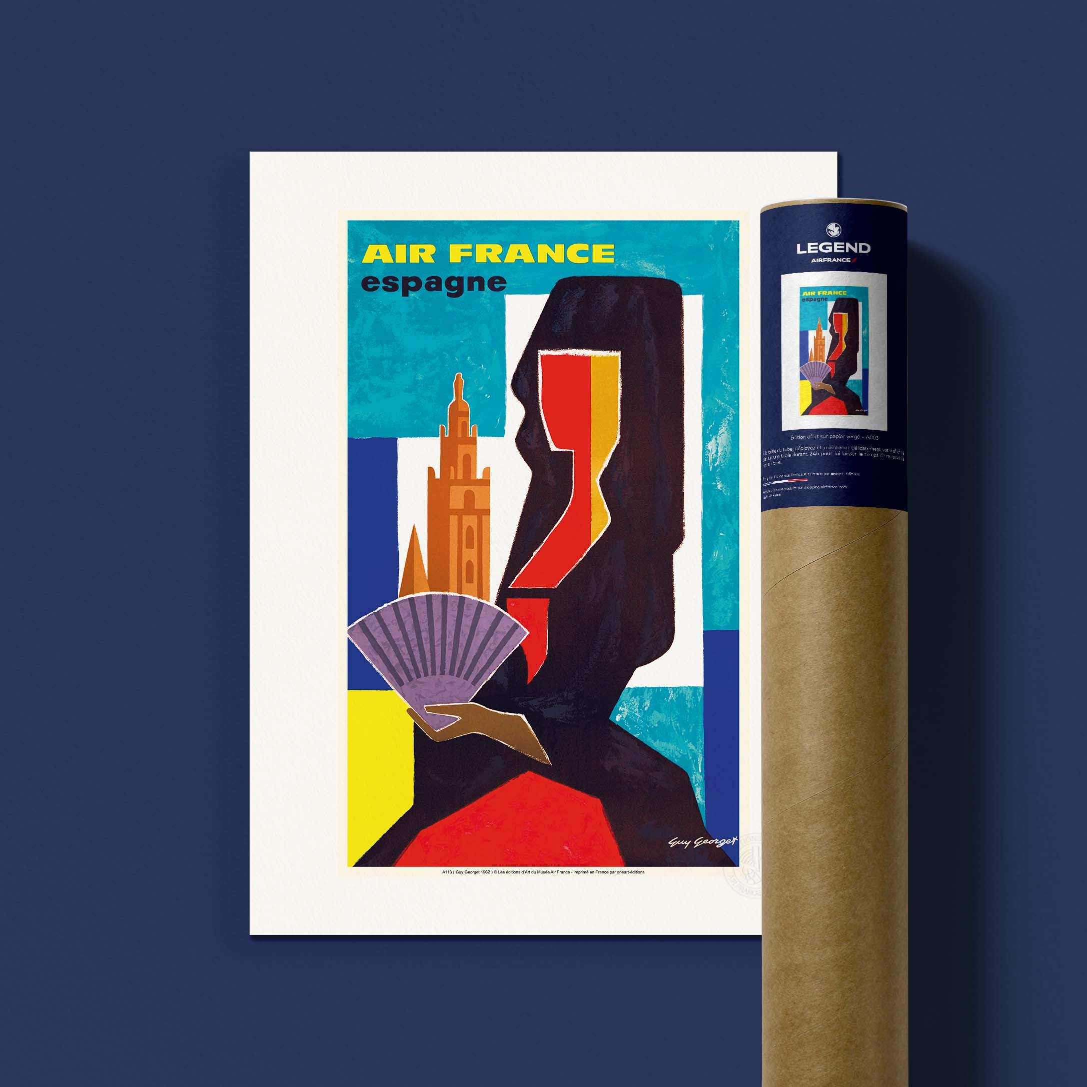 Affiche Air France - Espagne