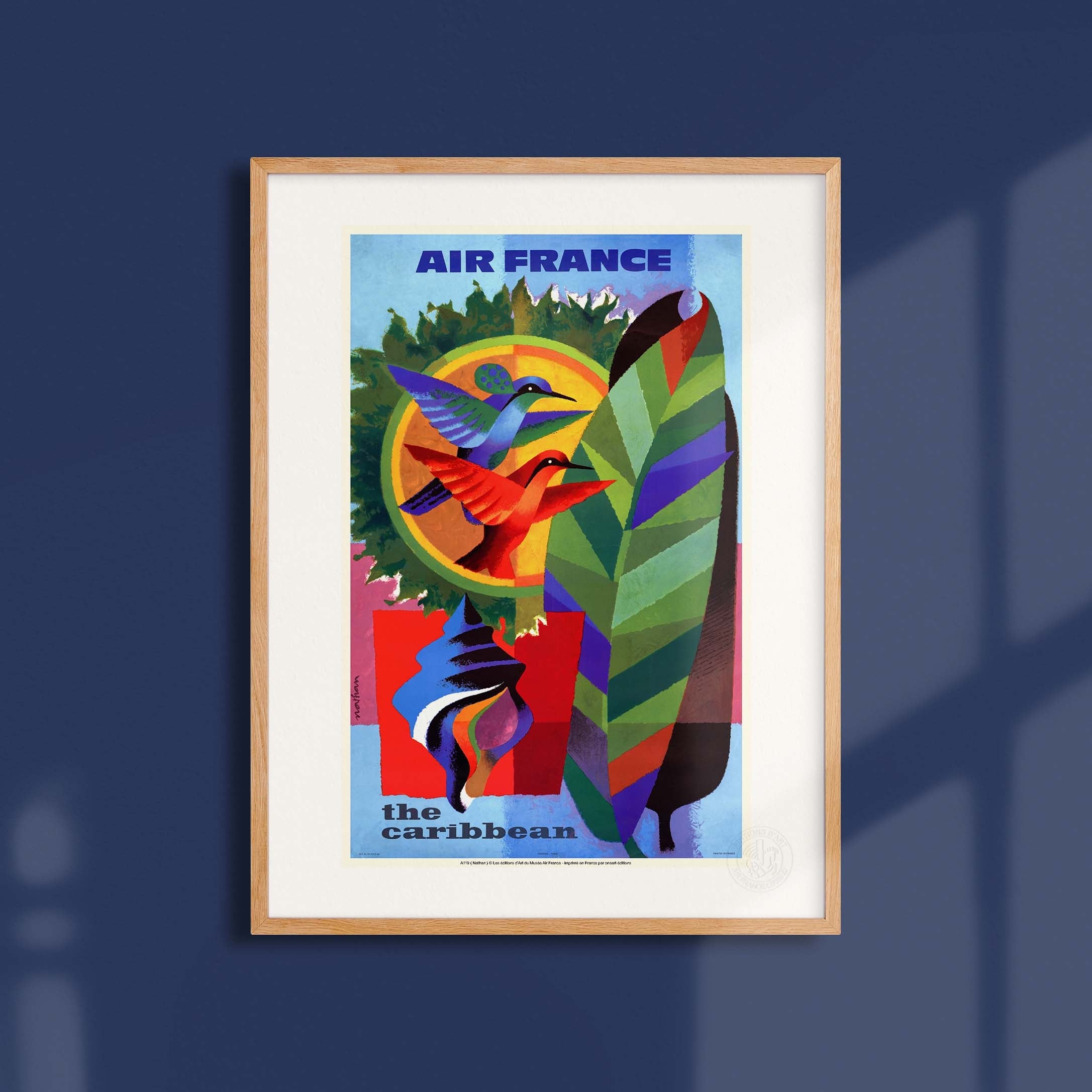 Affiche "Les Imparfaits" Air France - Les Caraïbes