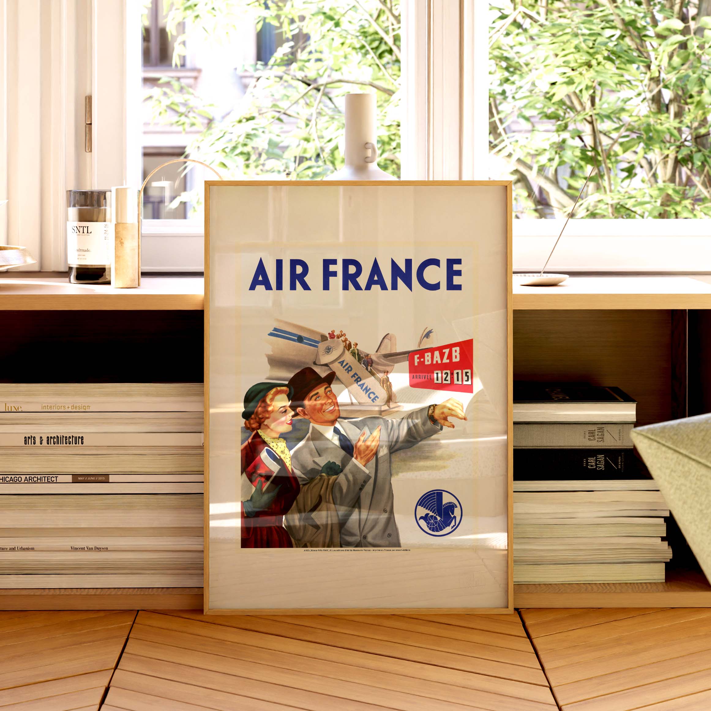 Affiche "Les Imparfaits" Air France - Pannonceau Horaire