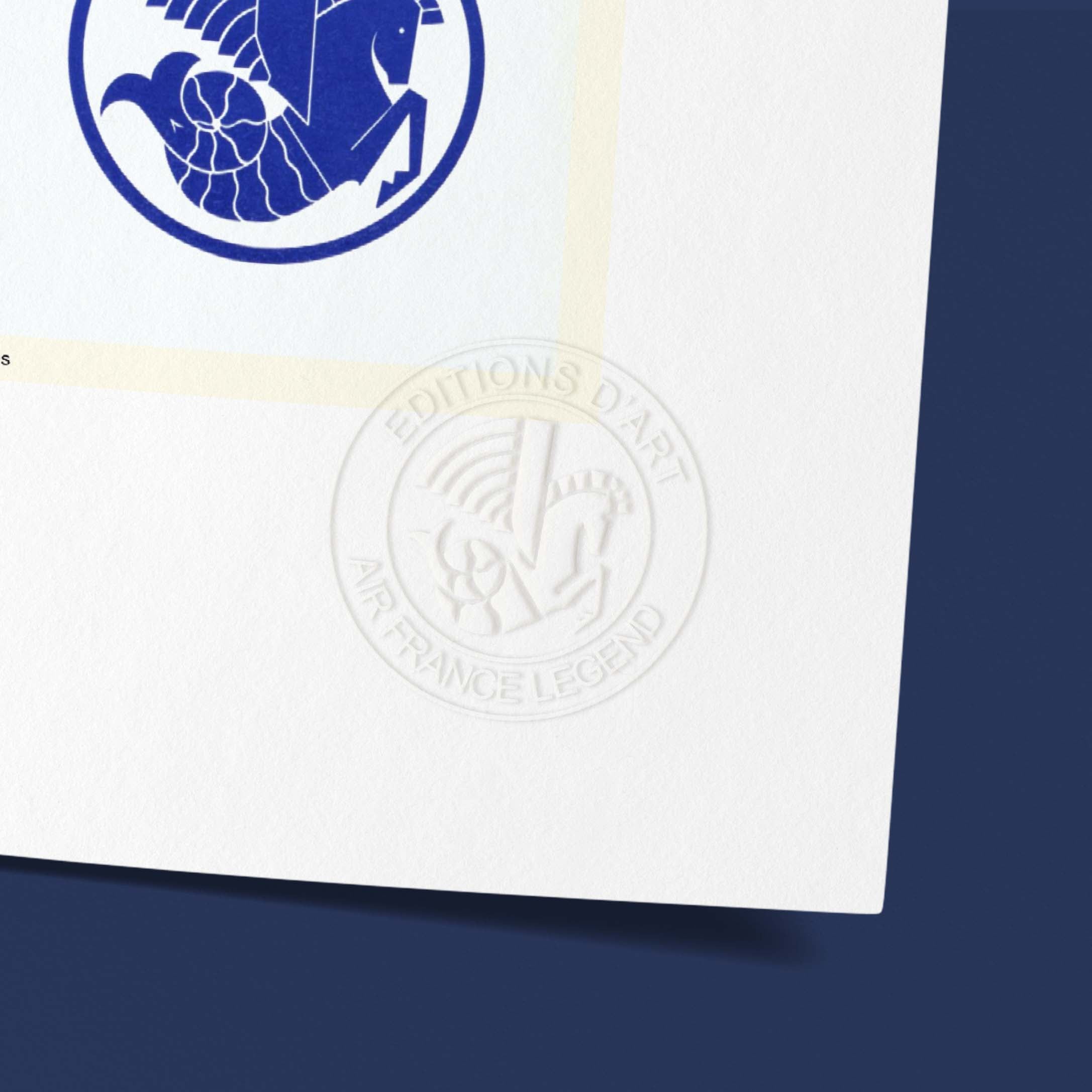 Affiche "Les Imparfaits" Air France - Pannonceau Horaire