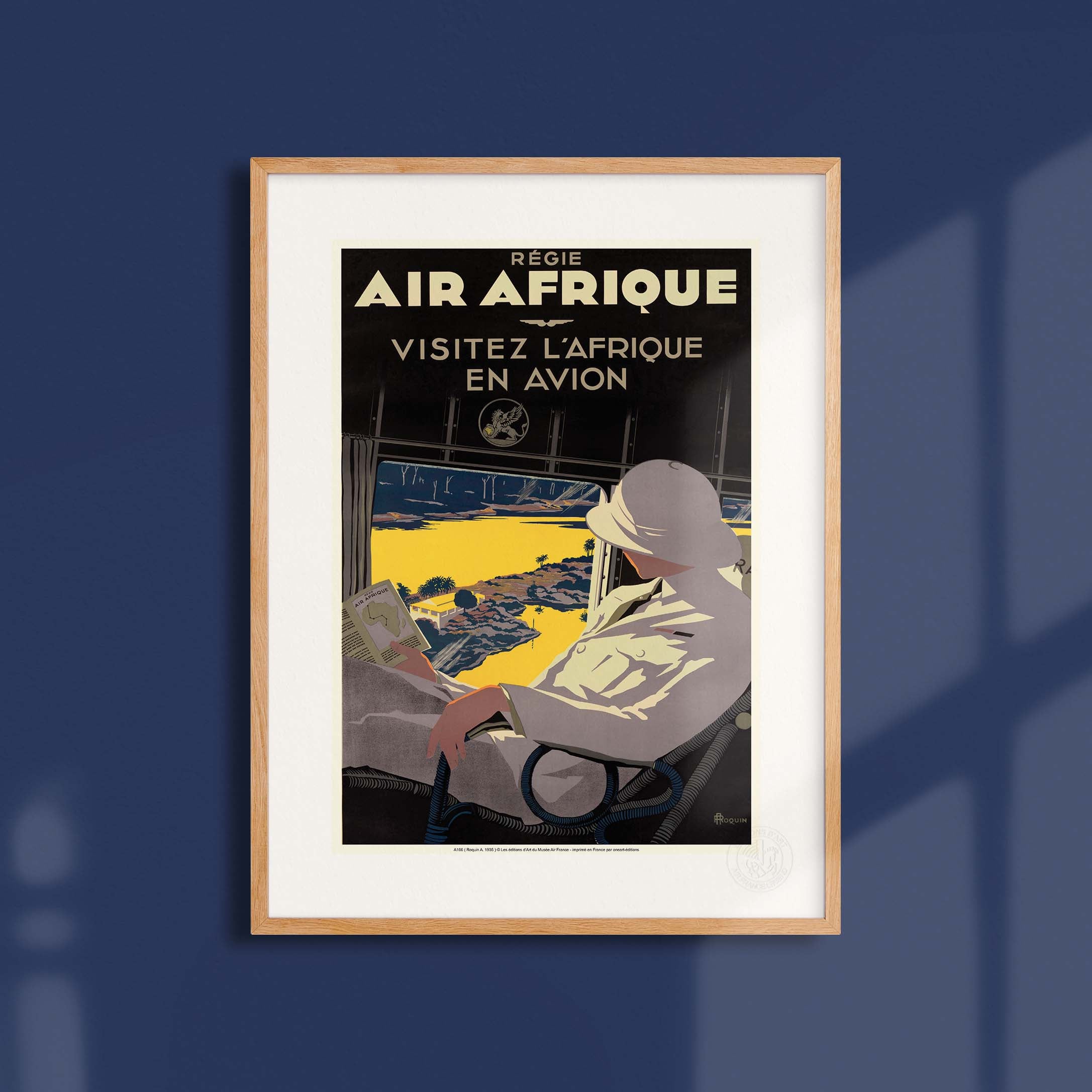 Air France Poster - Visit Africa by Plane