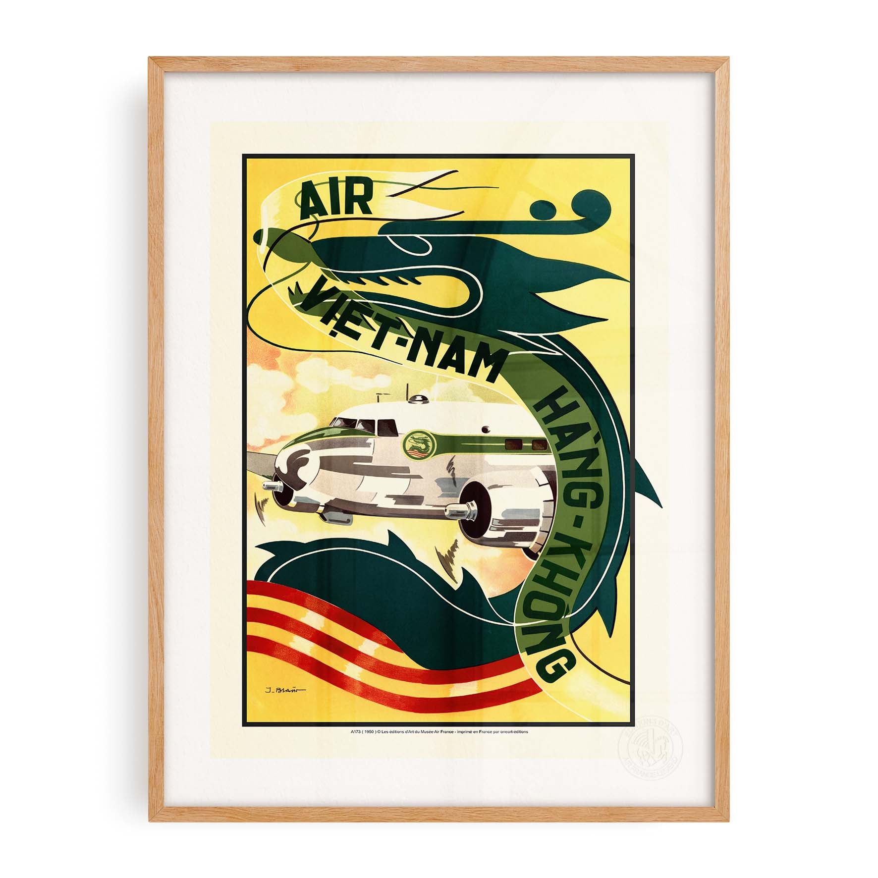 Affiche Air France - Hong Kong