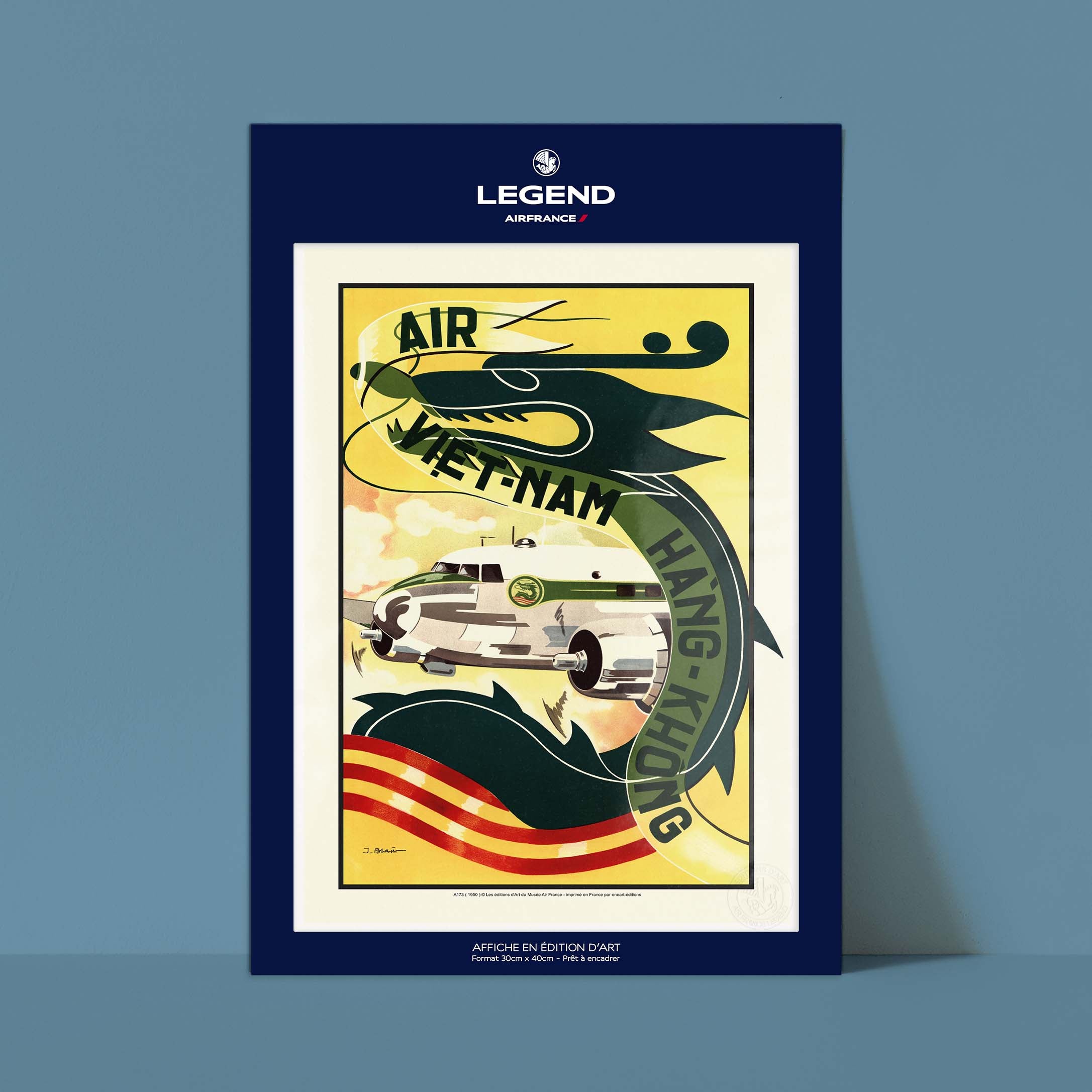 Affiche Air France - Hong Kong