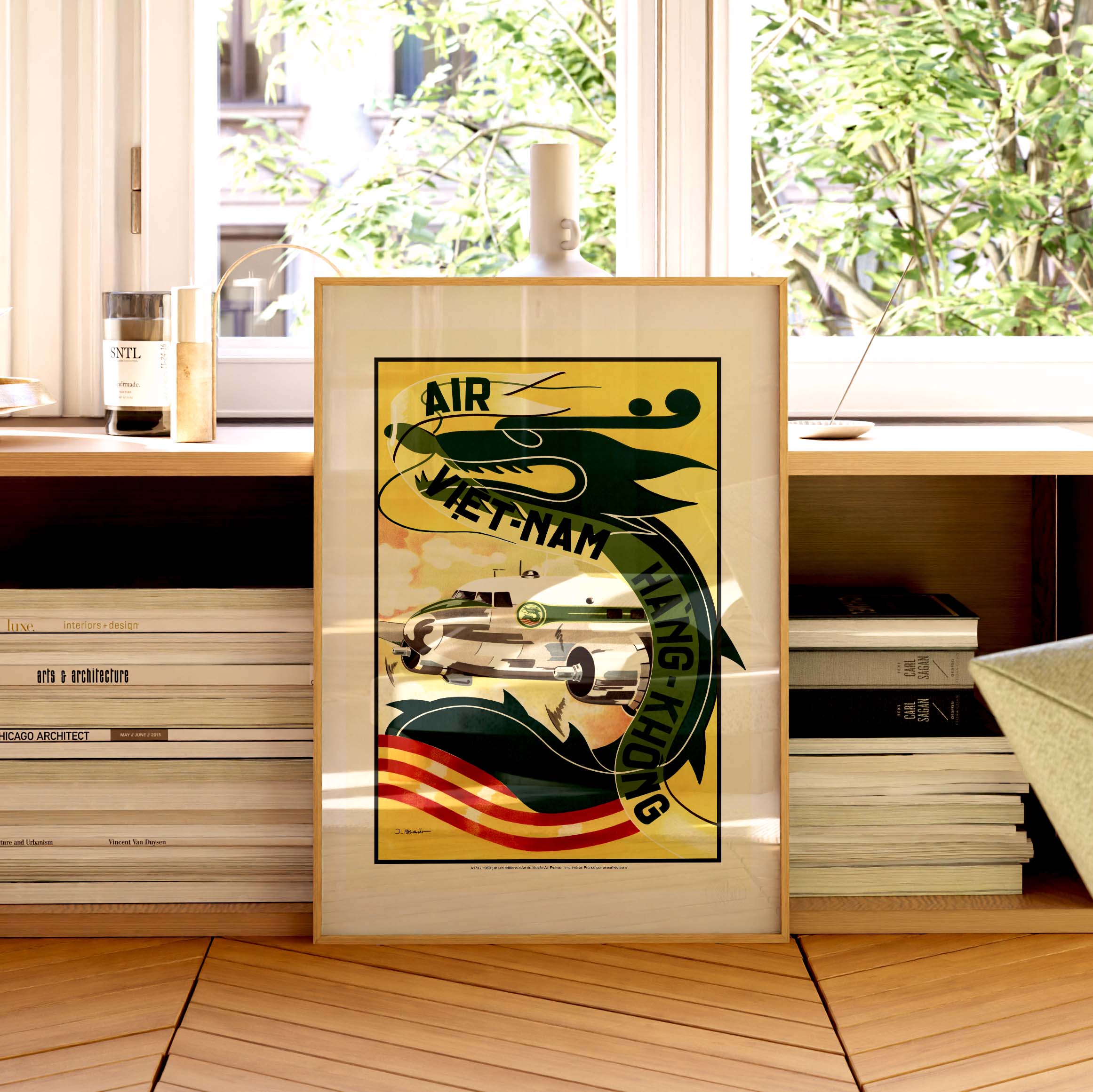 Affiche Air France - Hong Kong