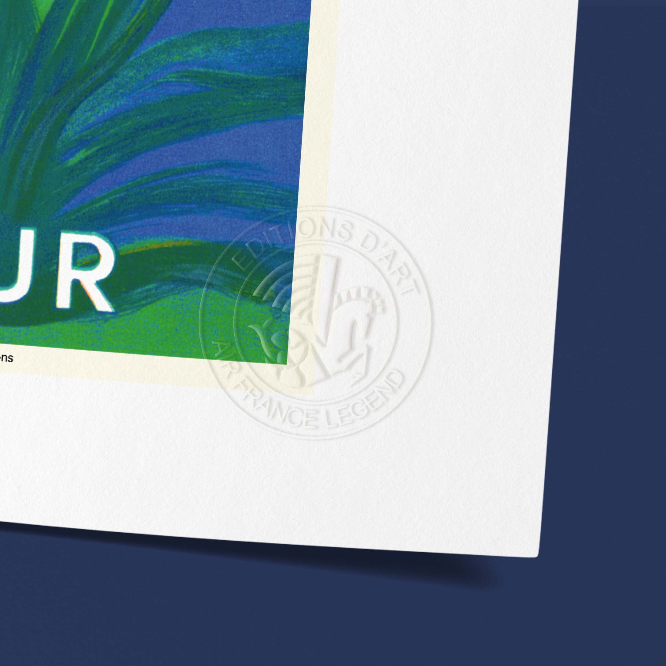 Affiche "Les Imparfaits" Air France - Côte d'Azur