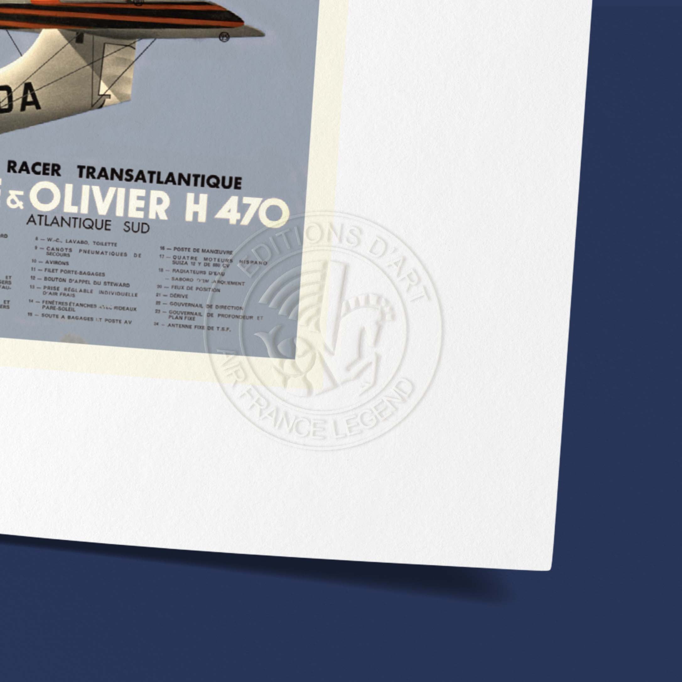 Affiche "Les Imparfaits" Air France - Flotte époque