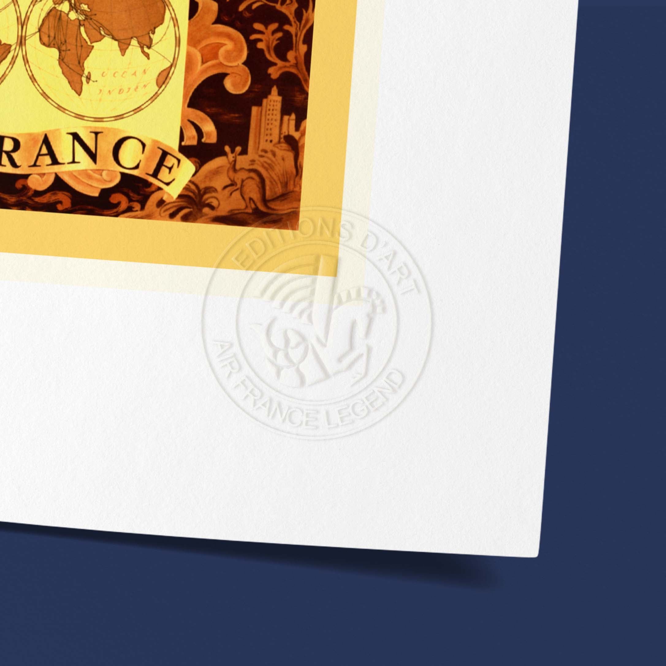 Affiche "Les Imparfaits" Air France - Super Constellation