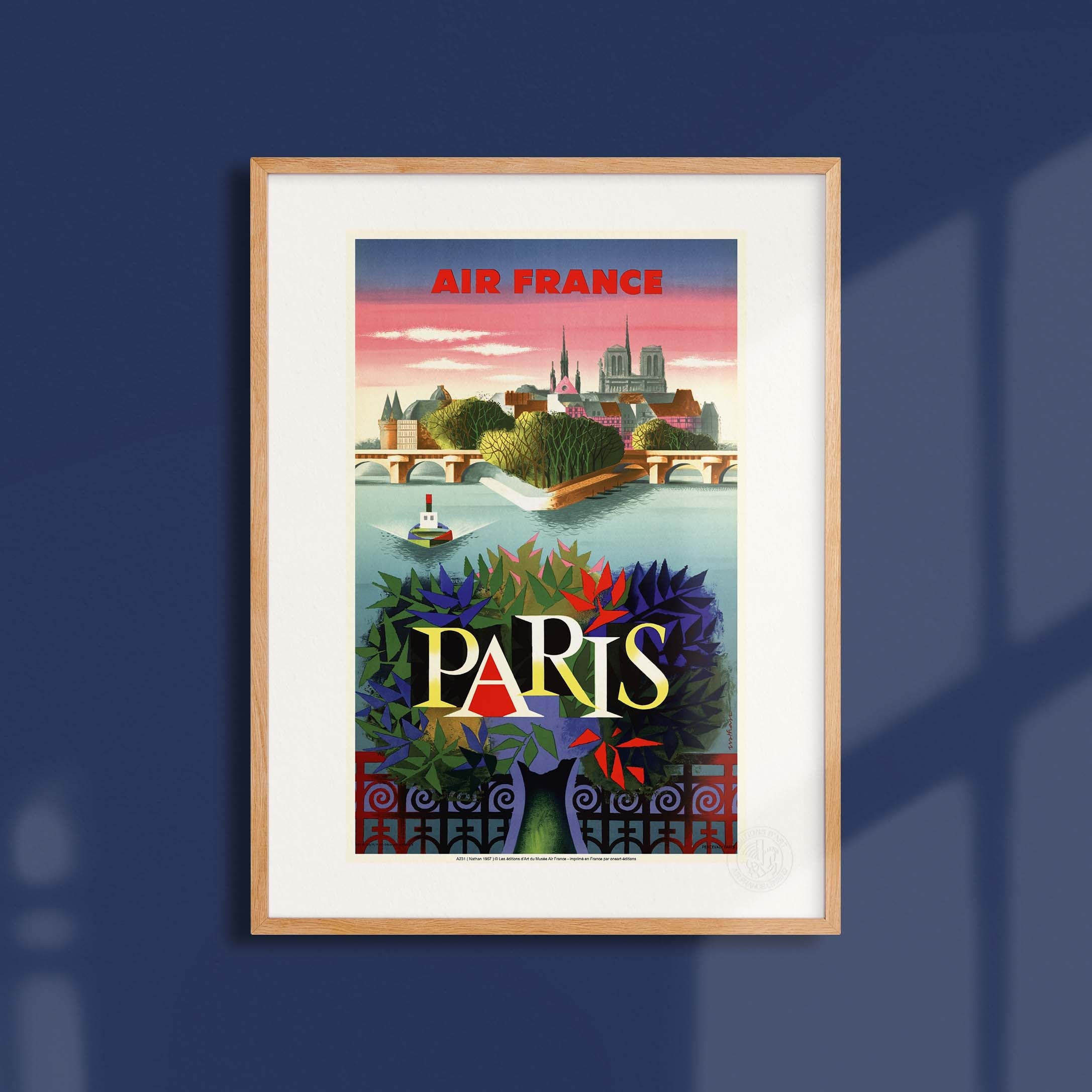 Affiche "Les Imparfaits" Air France - Paris