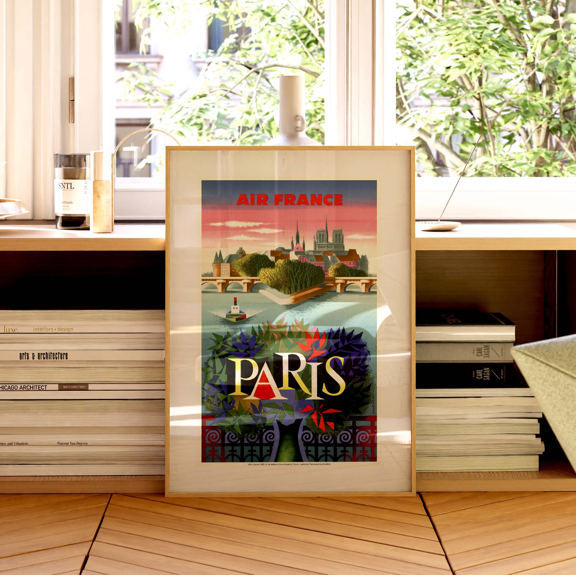 Locandina Air France - Parigi