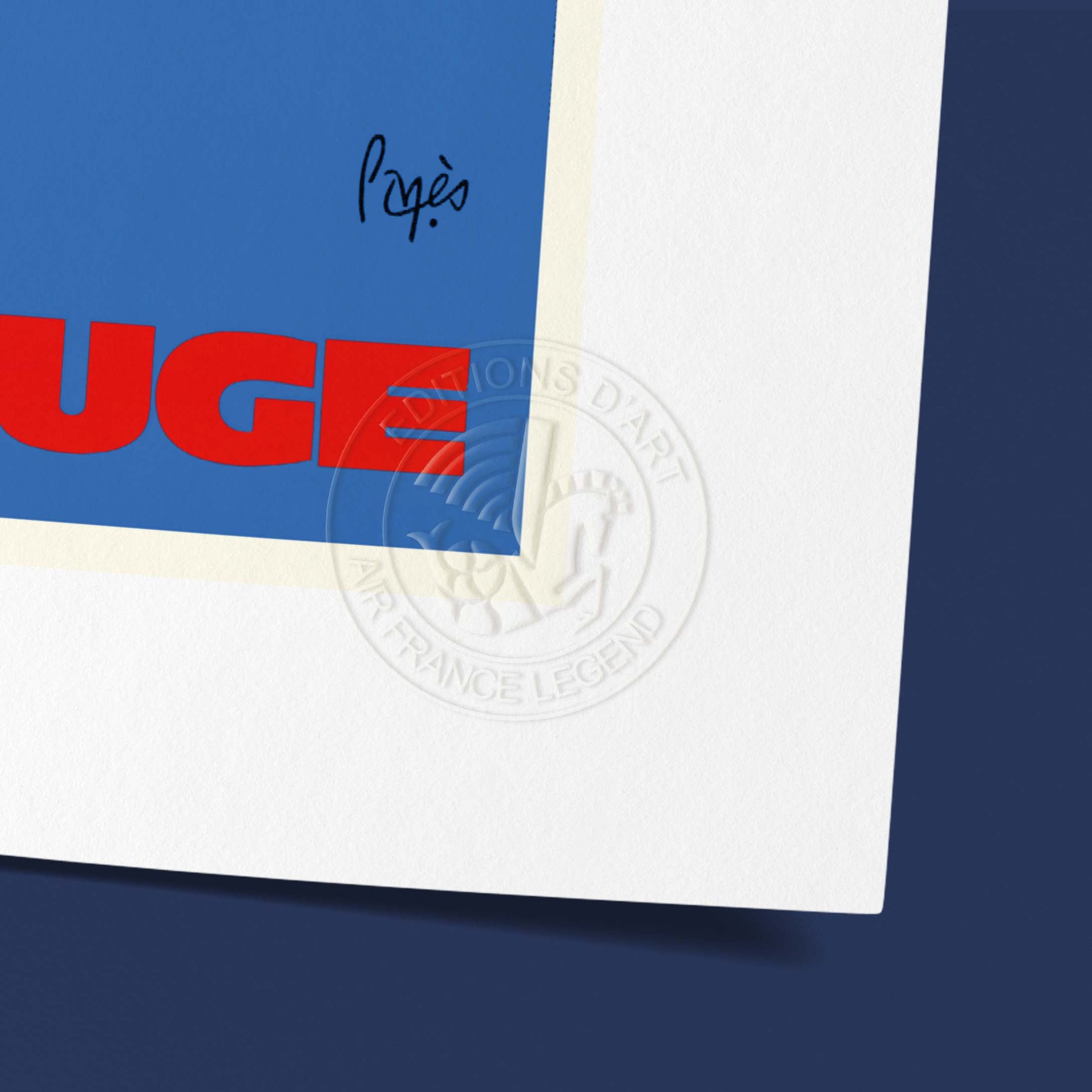 Affiche Air France - La Mer rouge