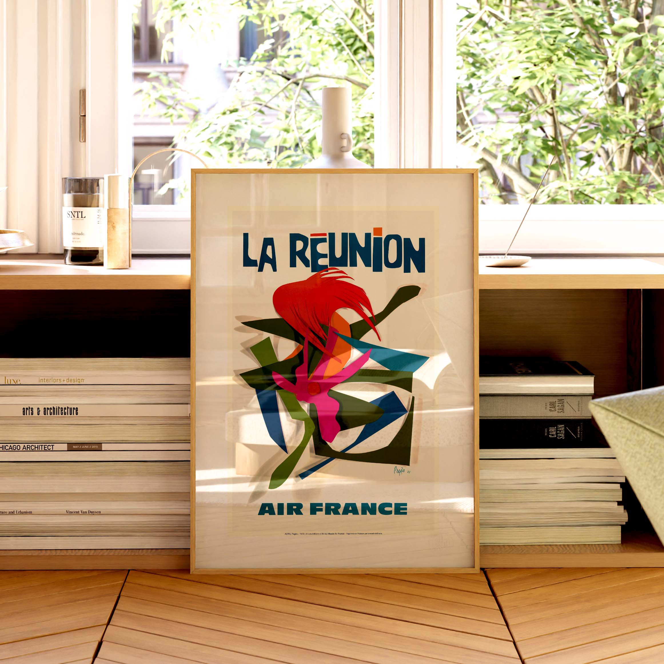 Affiche "Les Imparfaits" Air France - La Réunion