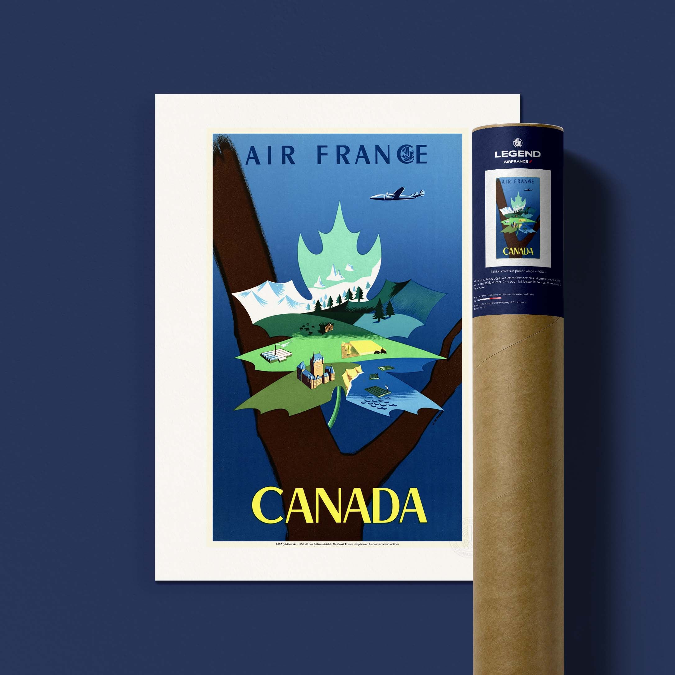 Affiche Air France - Canada