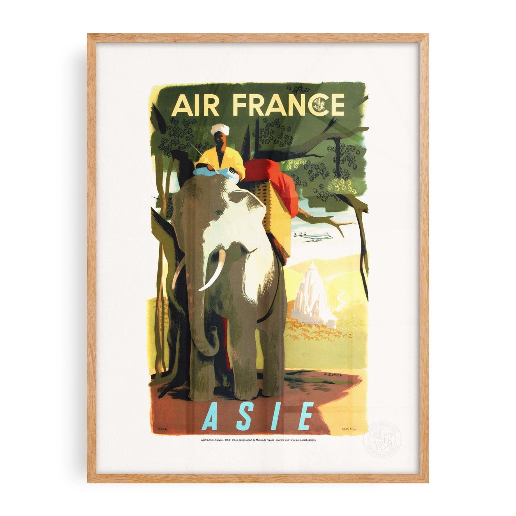 Affiche "Les Imparfaits" Air France - Asie