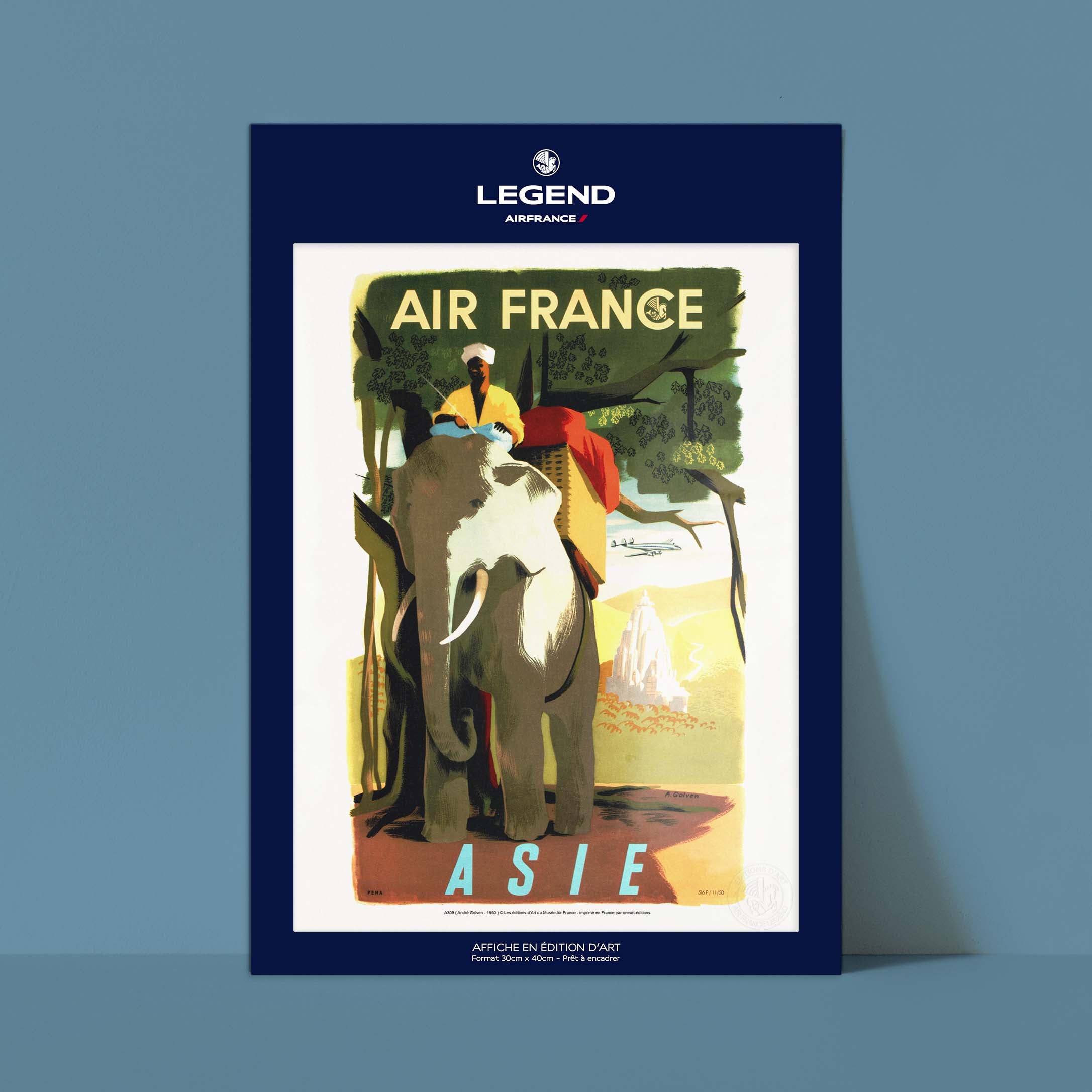 Affiche "Les Imparfaits" Air France - Asie