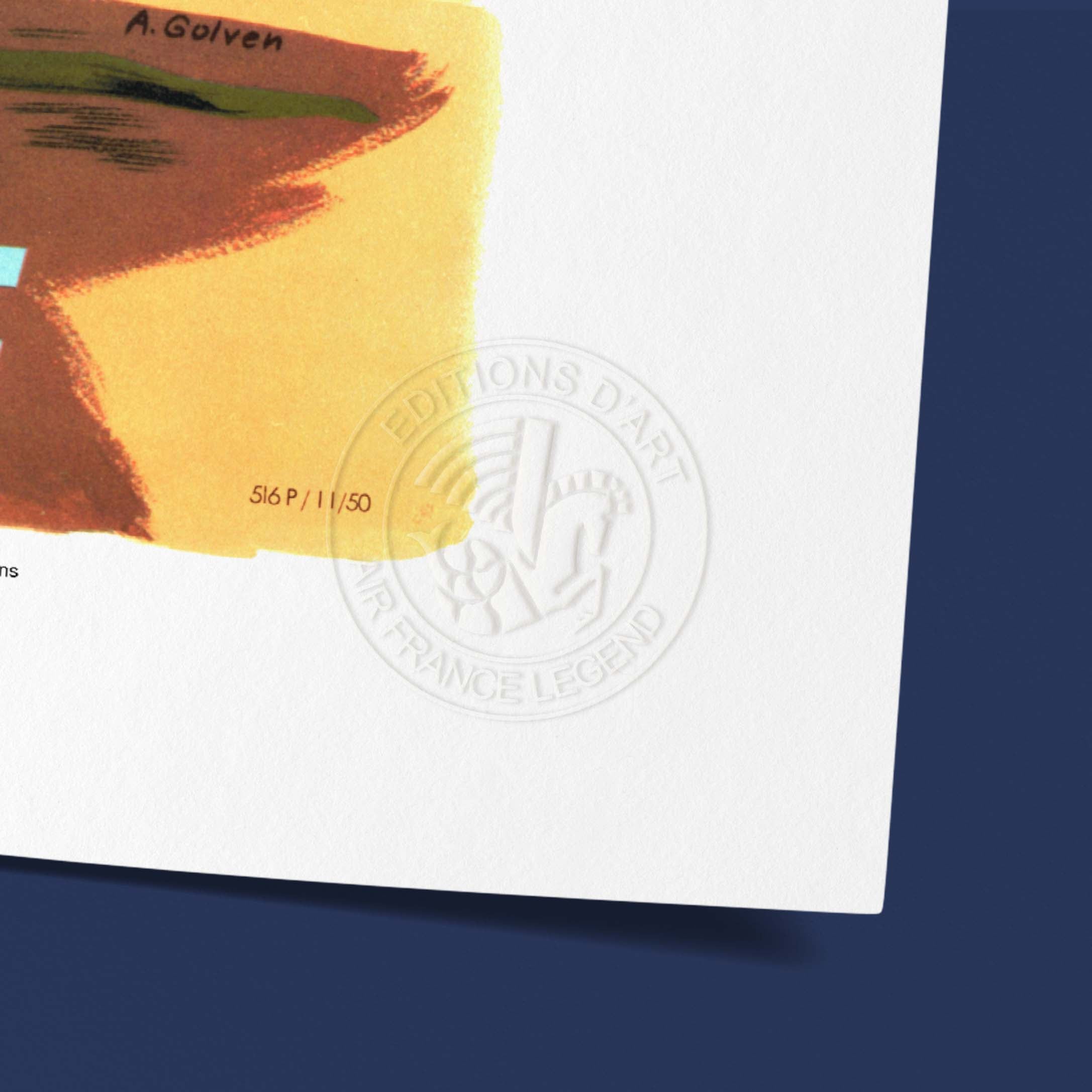 Affiche "Les Imparfaits" Air France - Asie