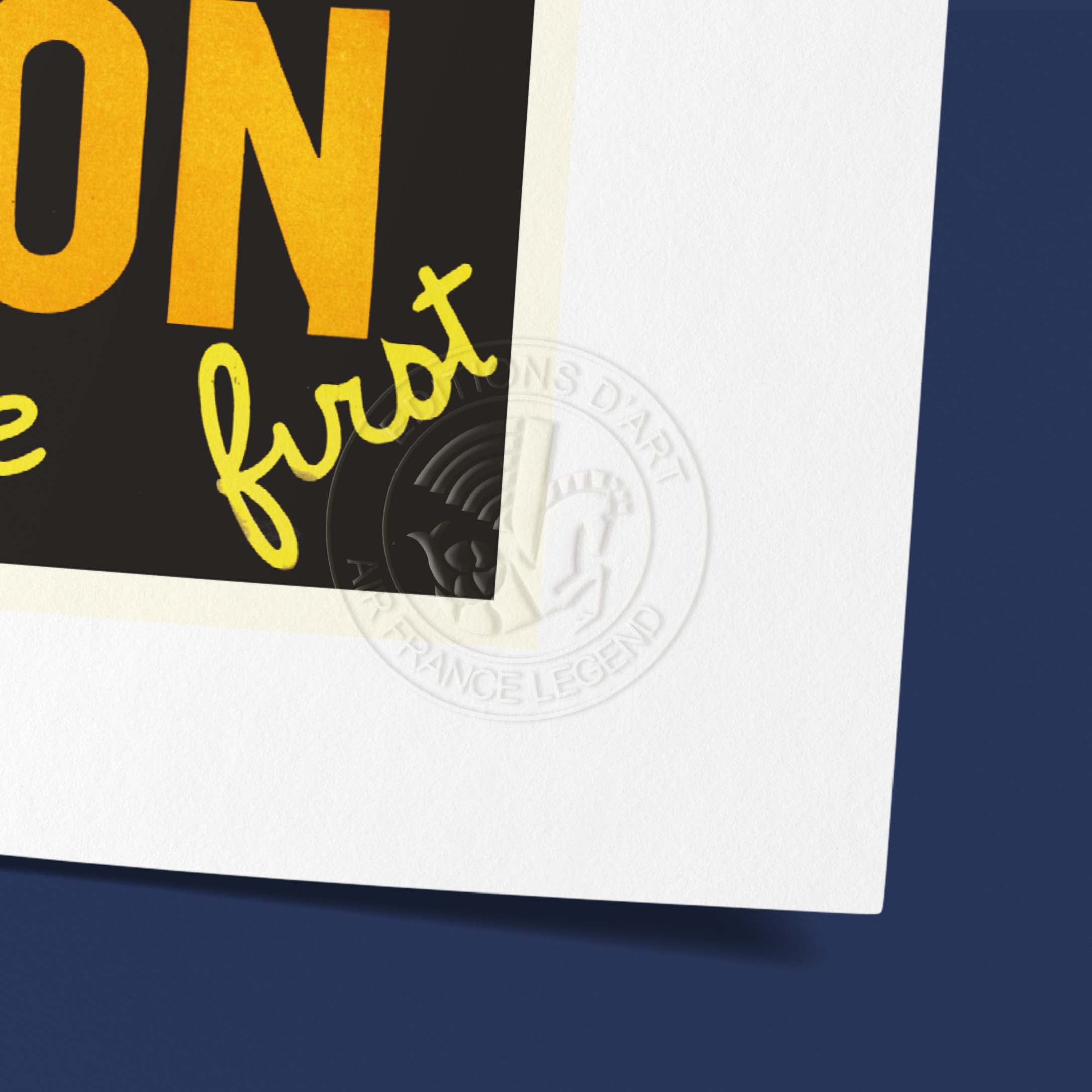 Affiche Air France - Fly by Air Union and get there first