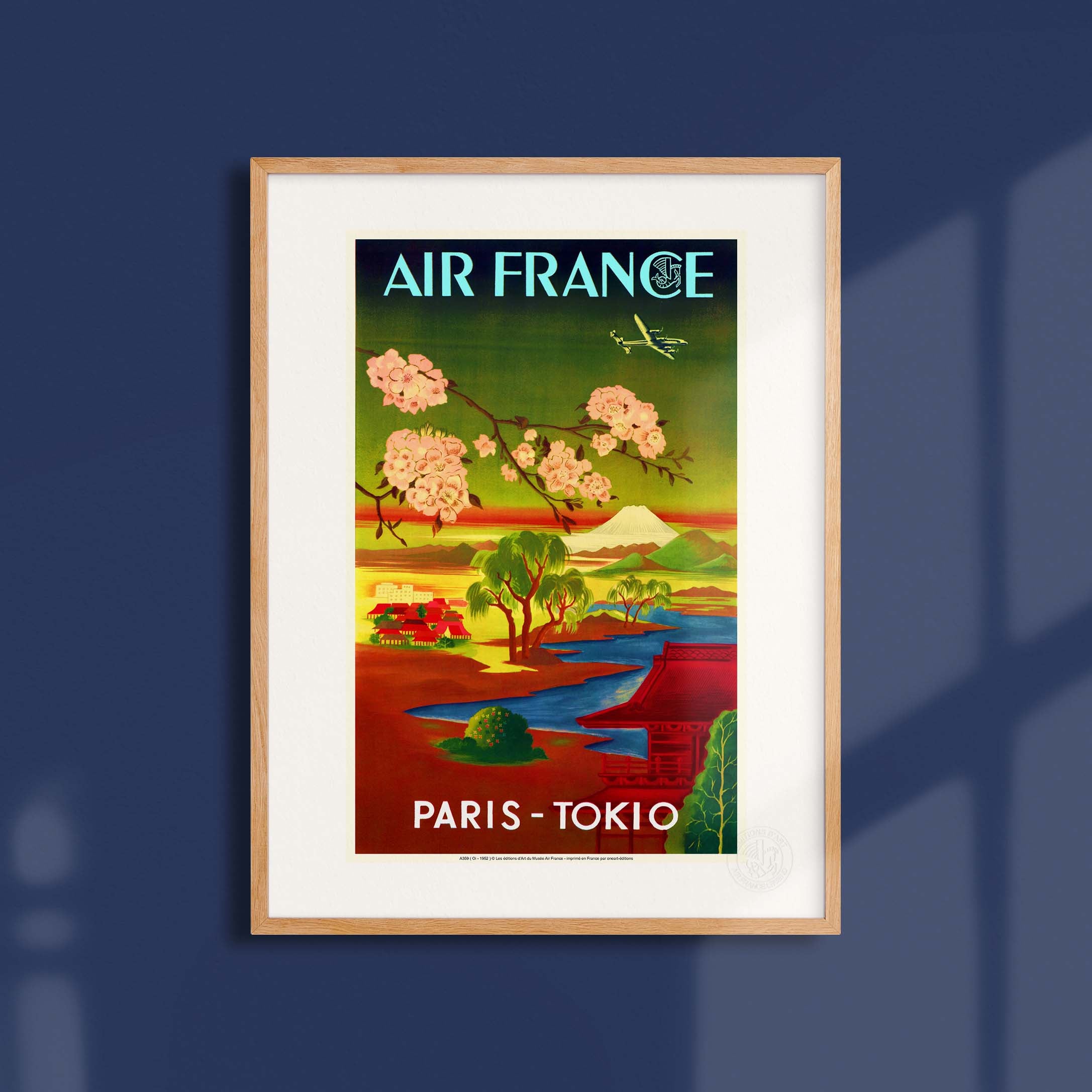 Air France poster - PARIS TOKIO