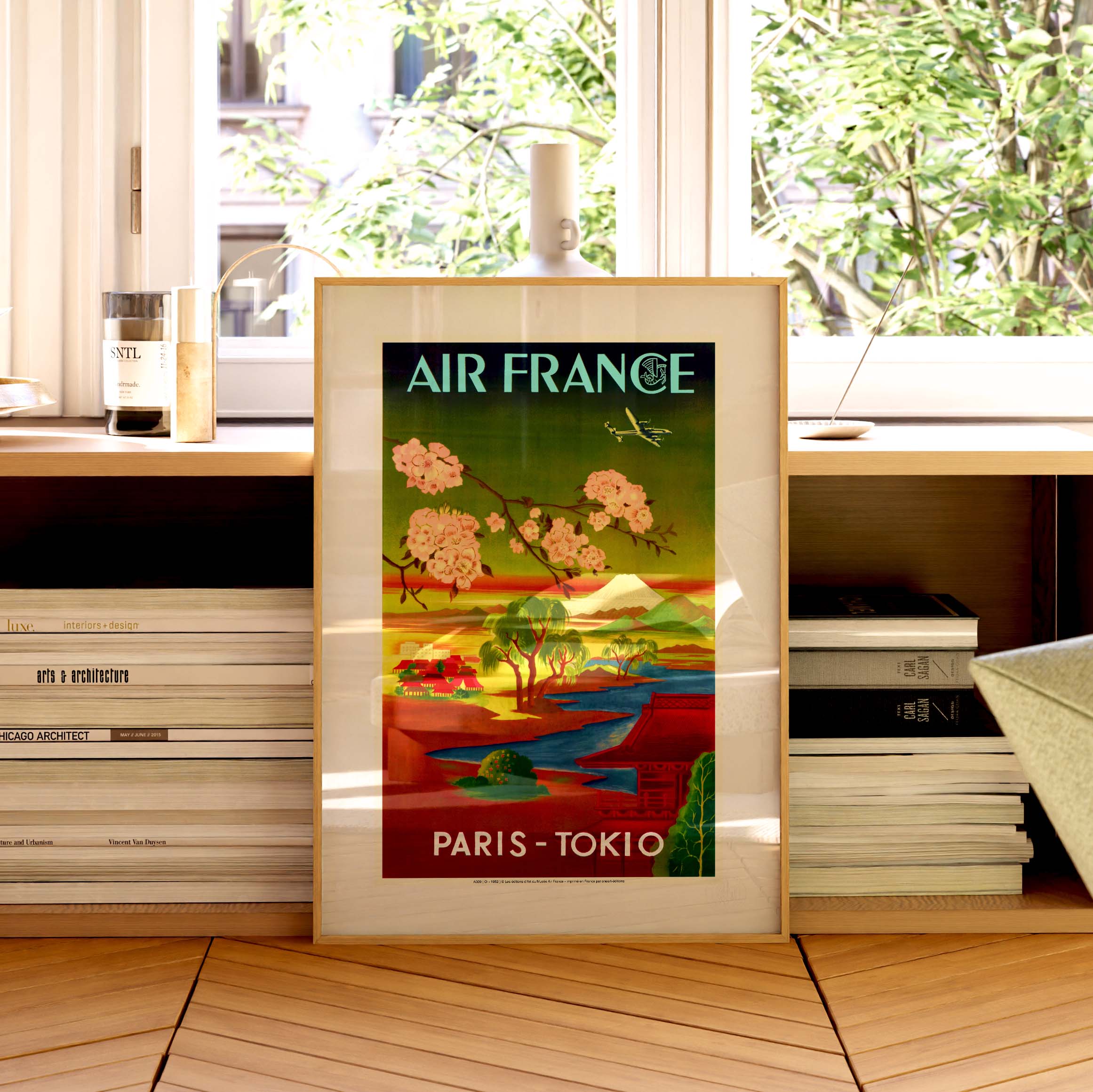 Air France poster - PARIS TOKIO