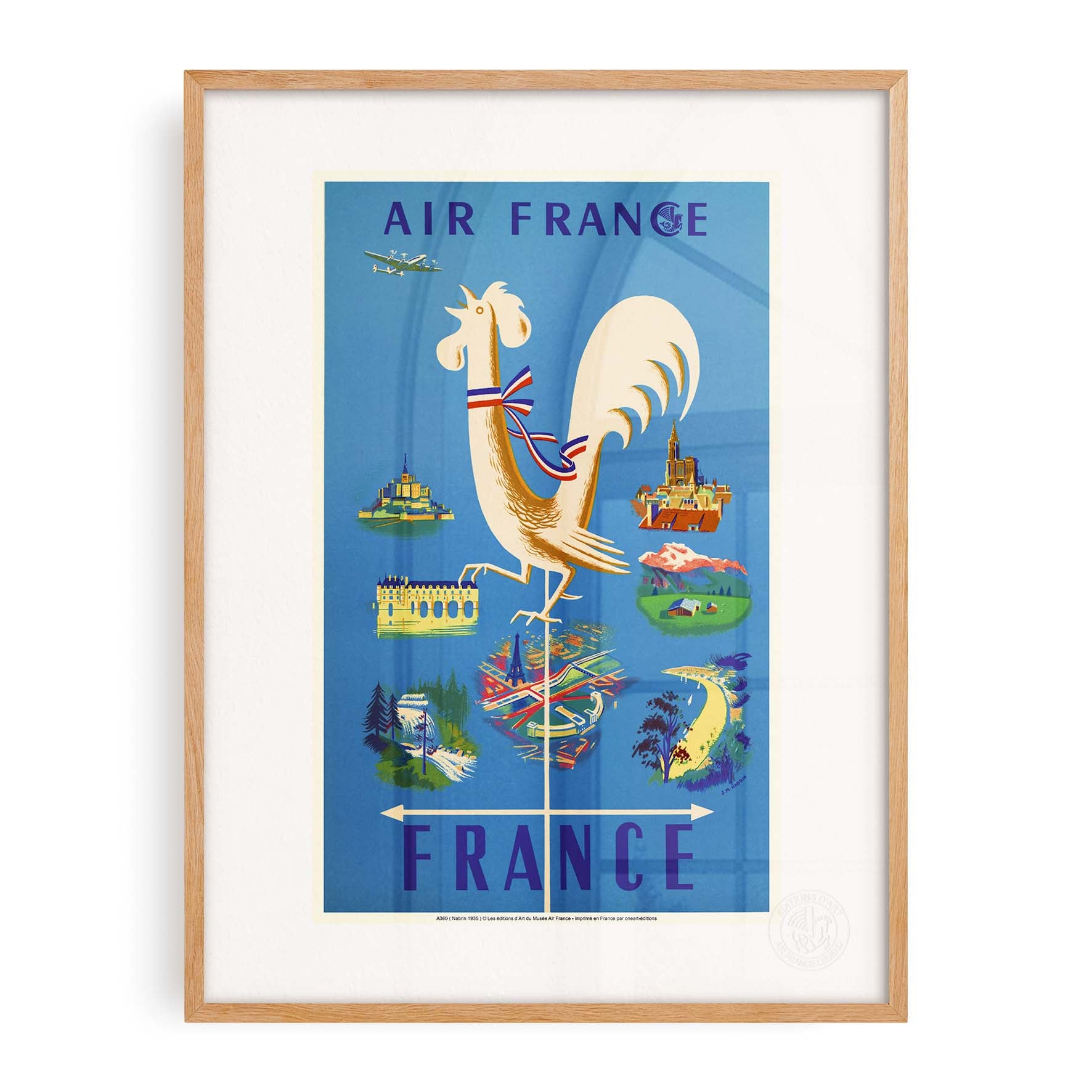 Poster Air France - Francia (Rooster)