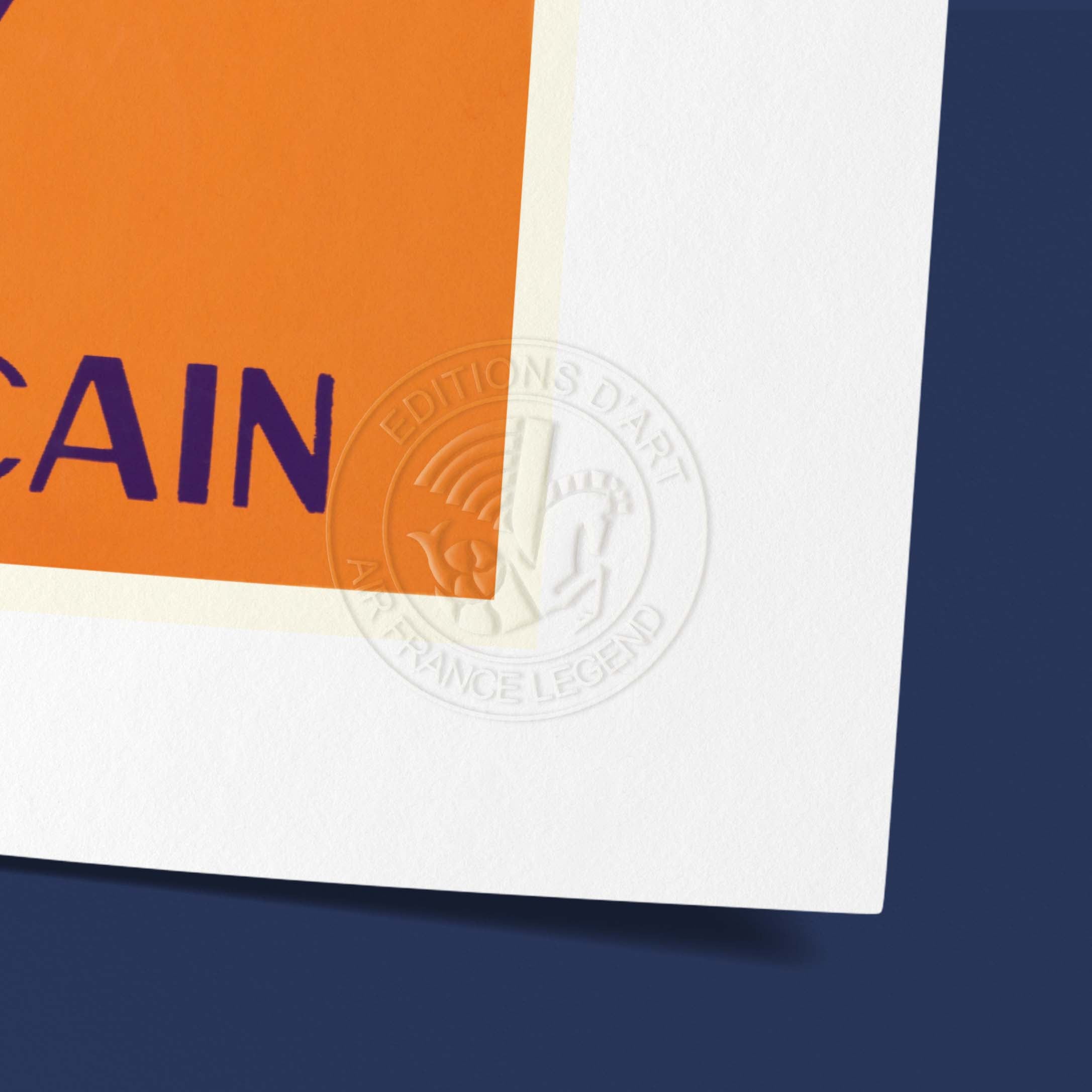 Affiche Air France - Réseau Africain