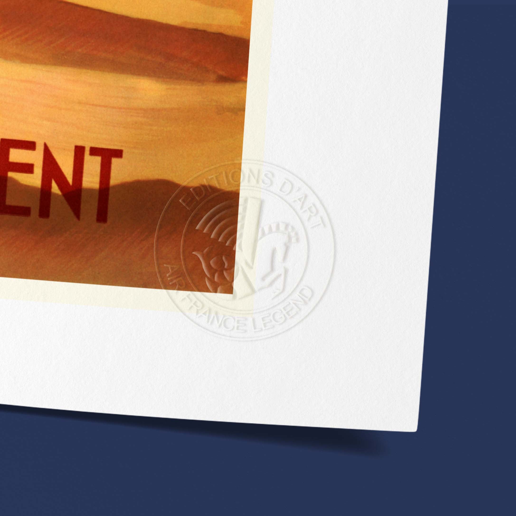 Affiche "Les Imparfaits" Air France - Sphinx