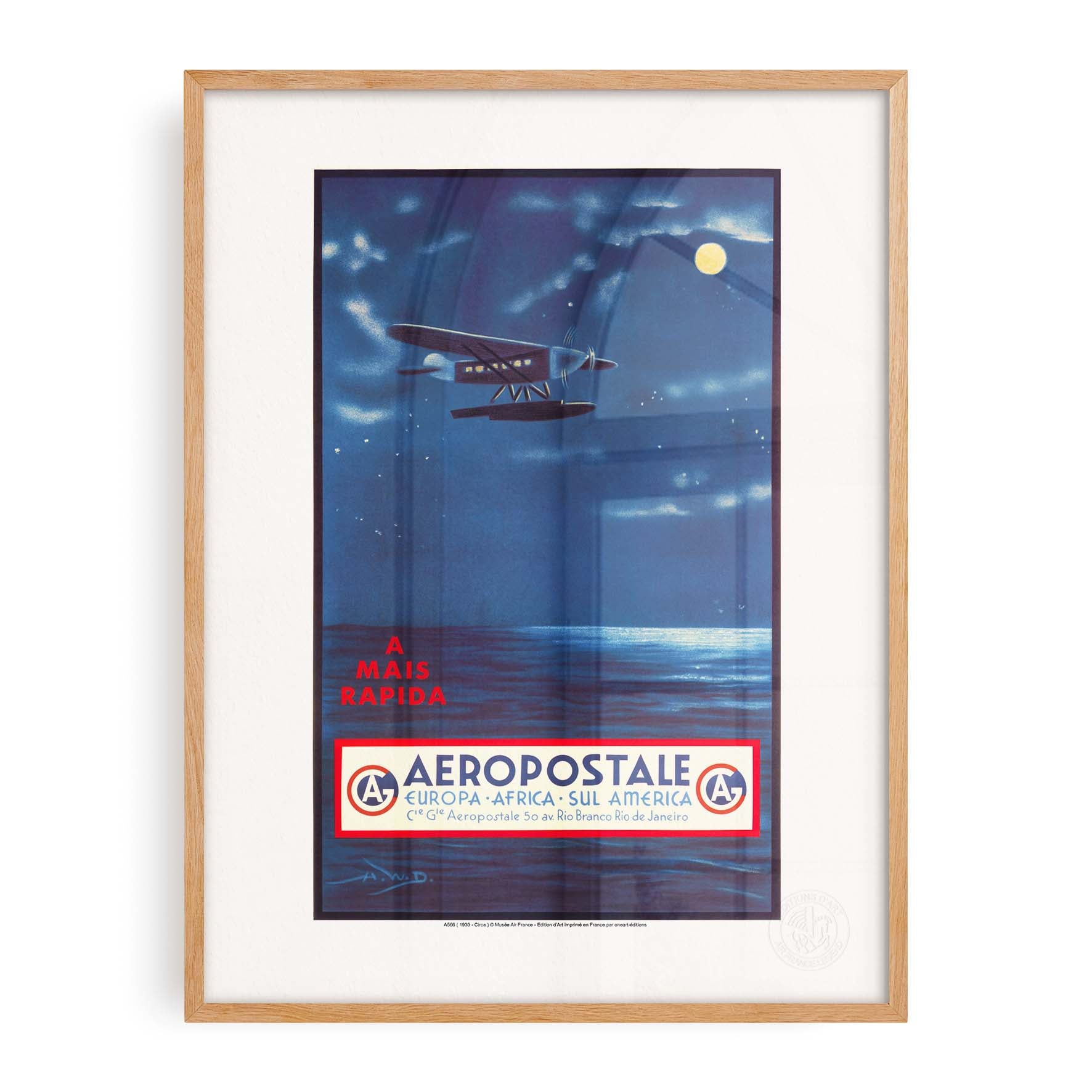 Air France poster - A Mais rapida