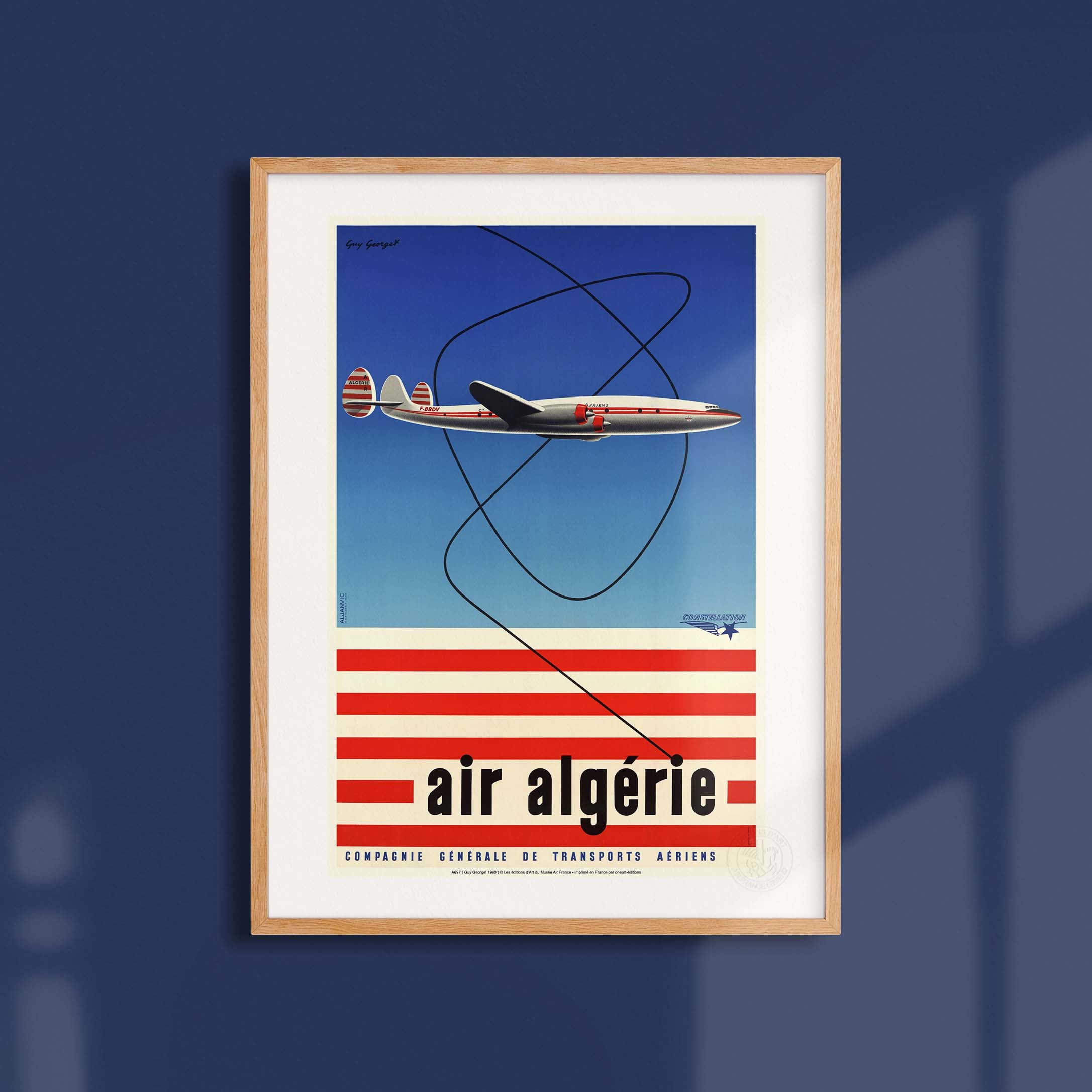 Affiche Air France - Air Algérie