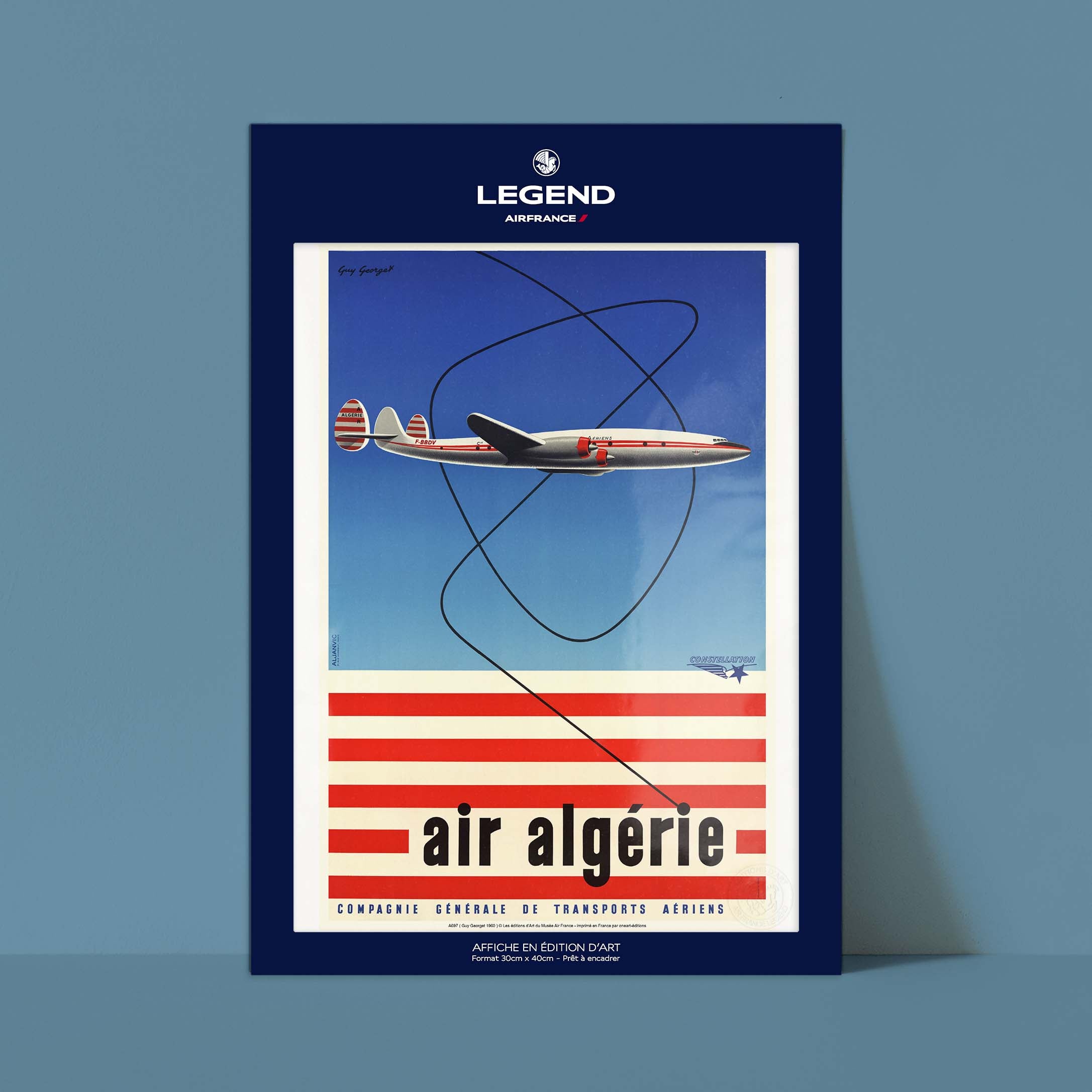Affiche Air France - Air Algérie