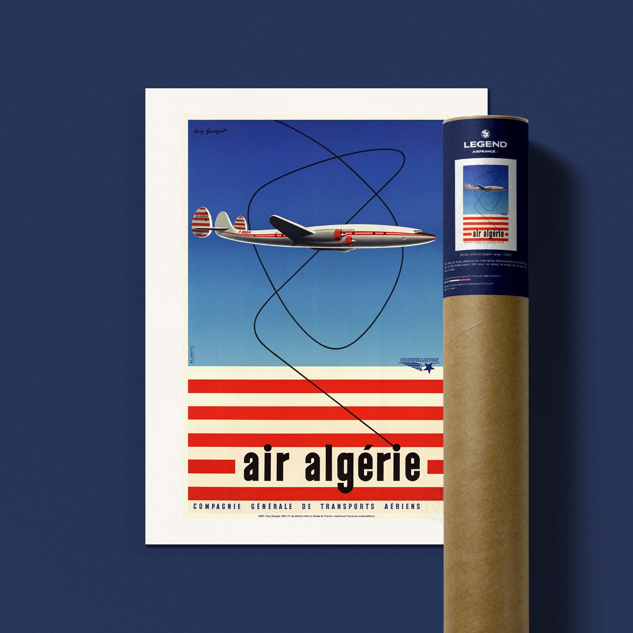 Affiche Air France - Air Algérie