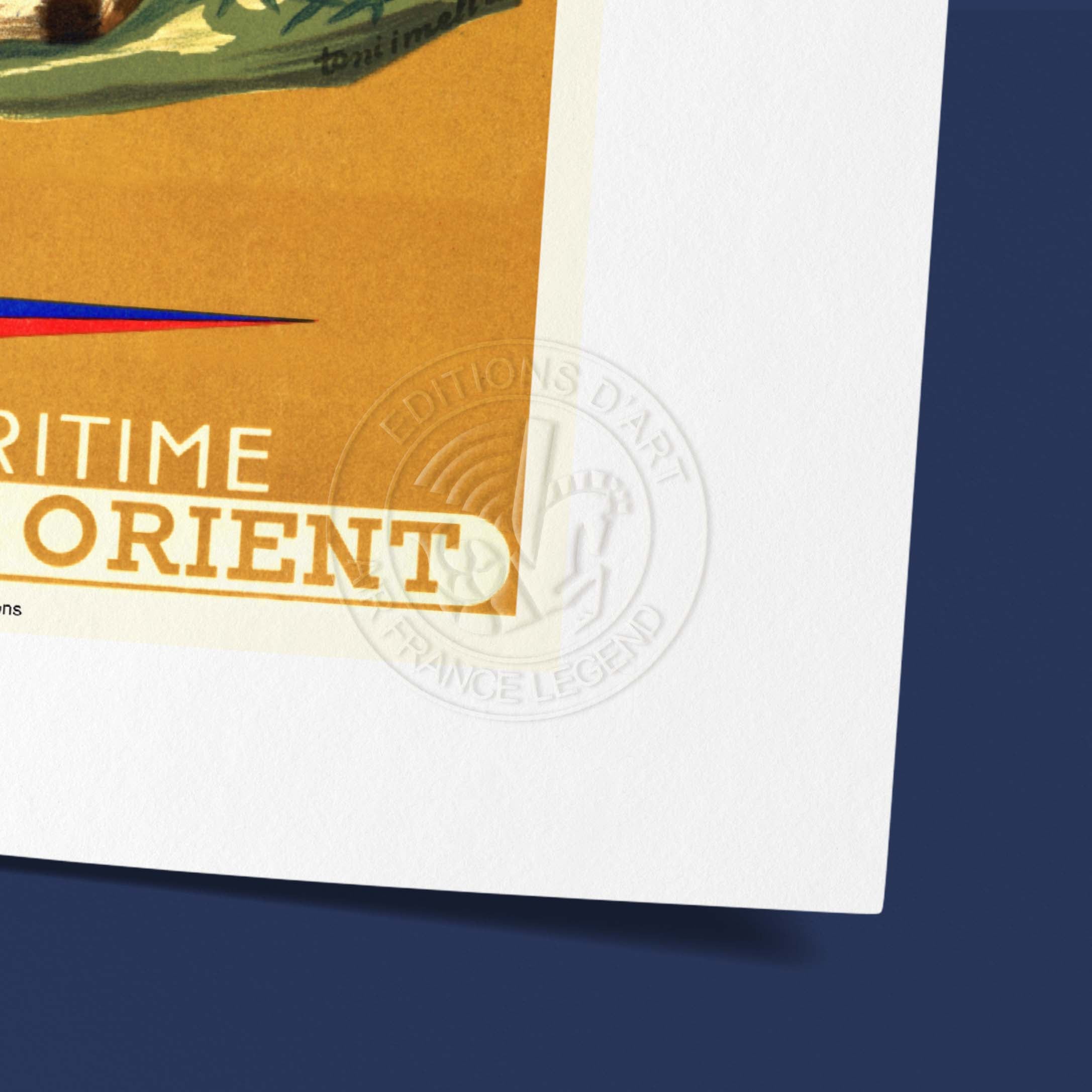 Affiche "Les Imparfaits" Air France - Savane & Tigre (UAT)