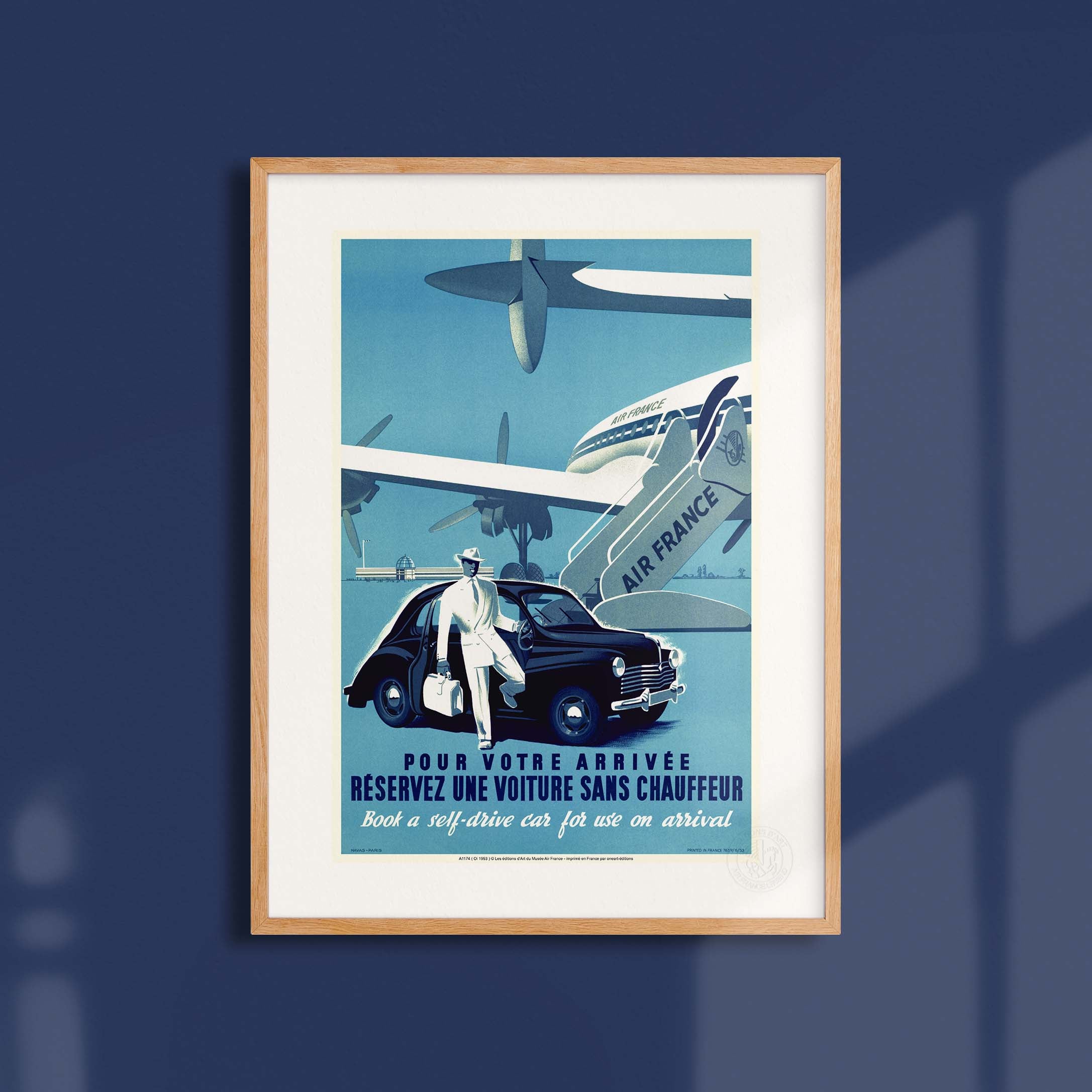 Cartello Air France - Per il vostro arrivo