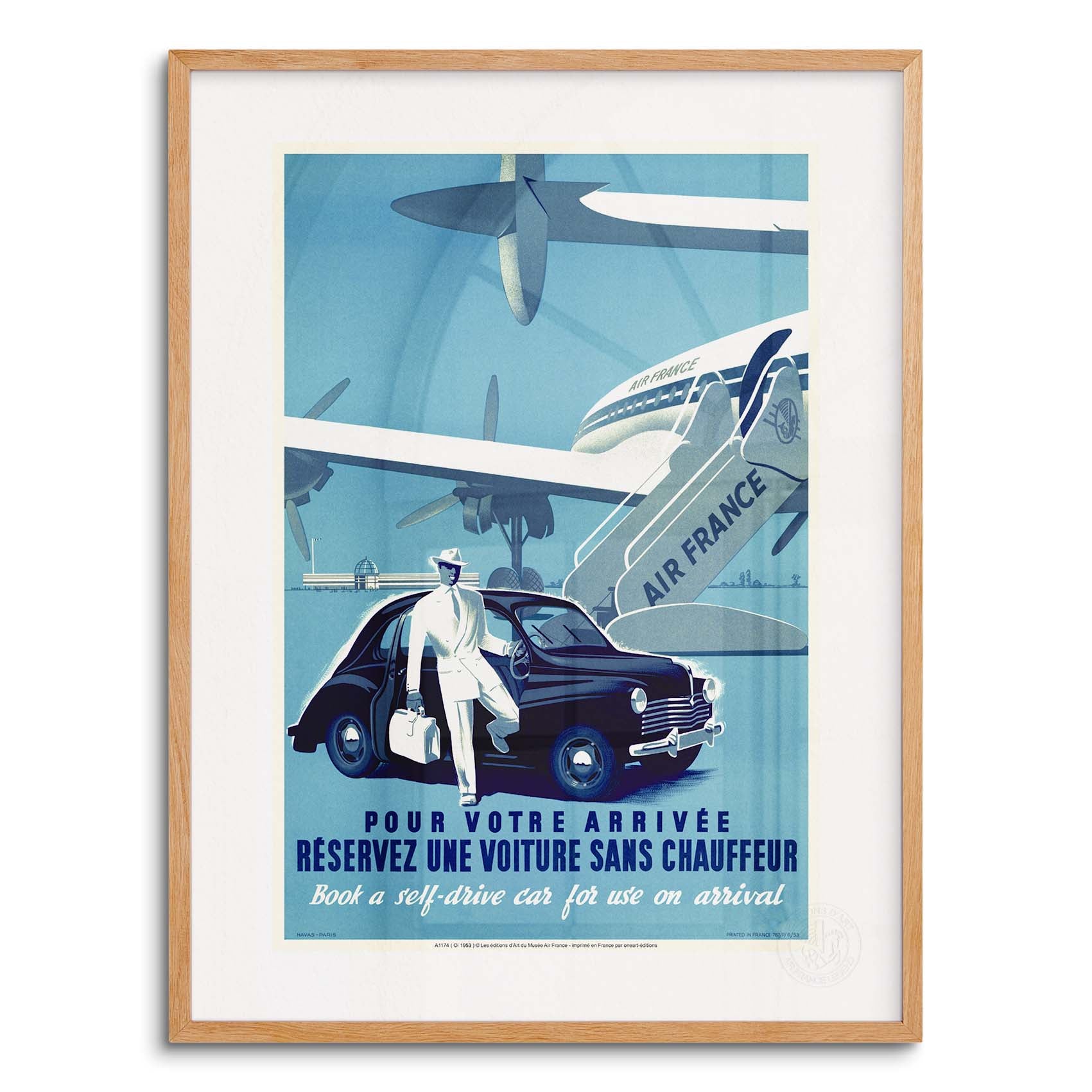 Cartello Air France - Per il vostro arrivo