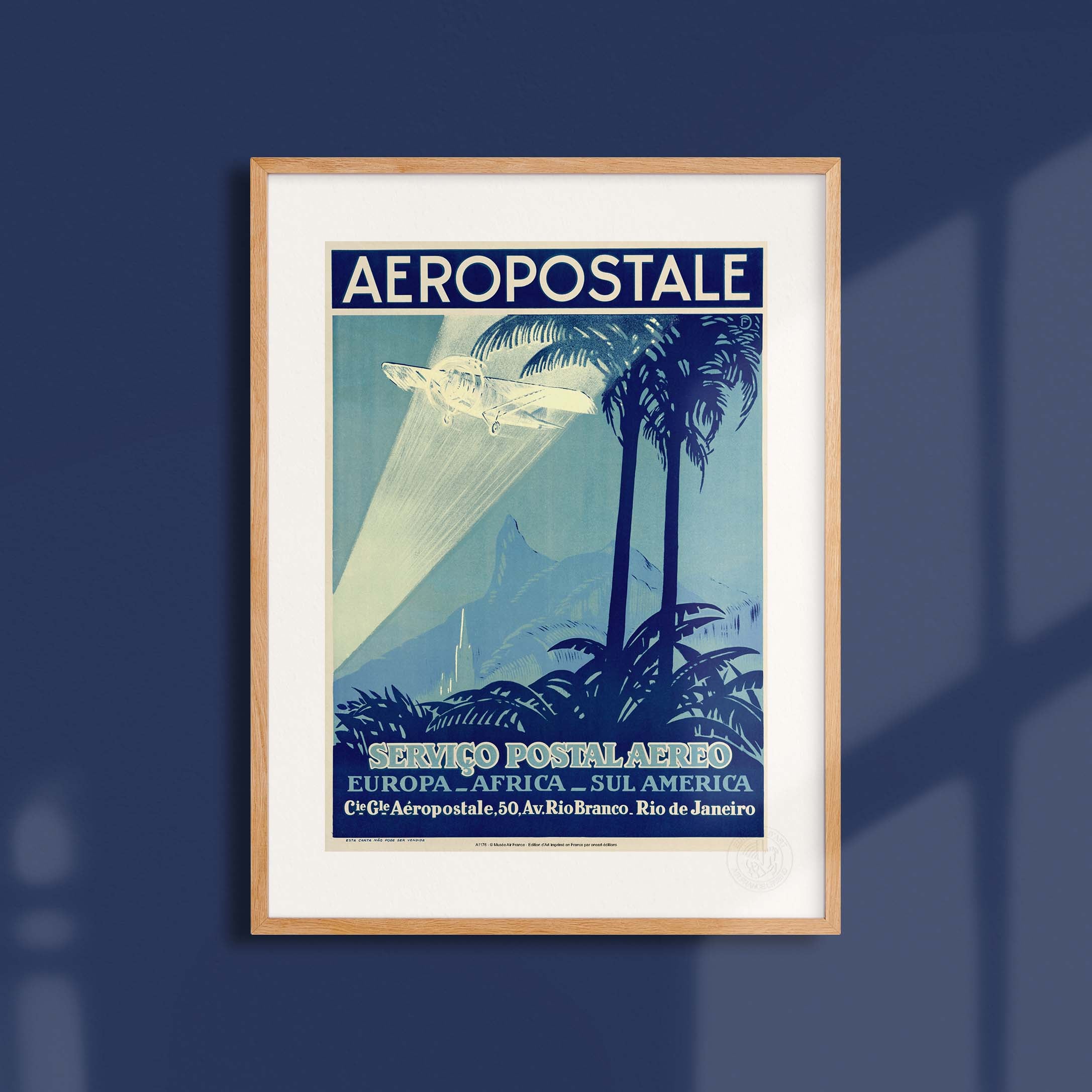 Affiche Air France - Europe-Africa-Sul America