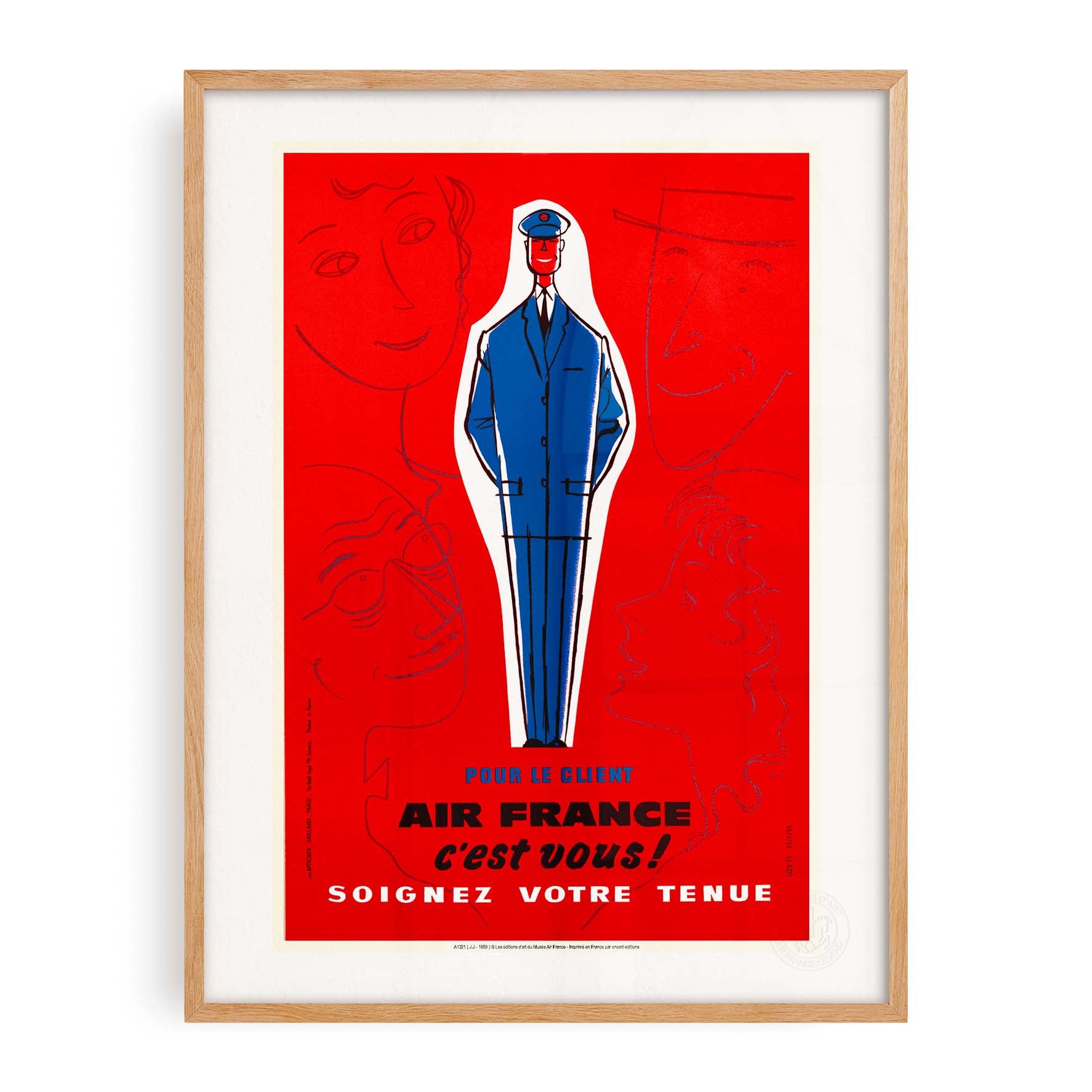Air France poster - Look after your outfit