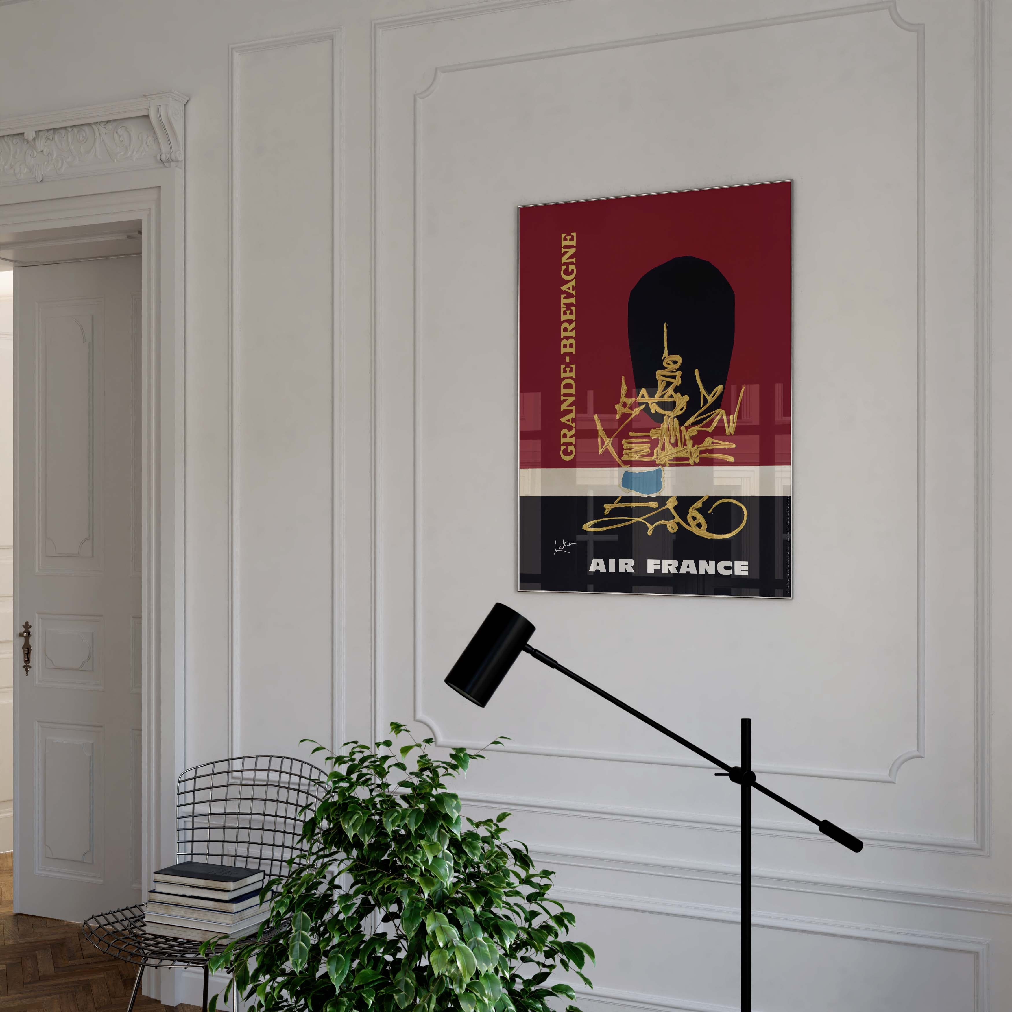 Air France poster - Great Britain by Georges Mathieu