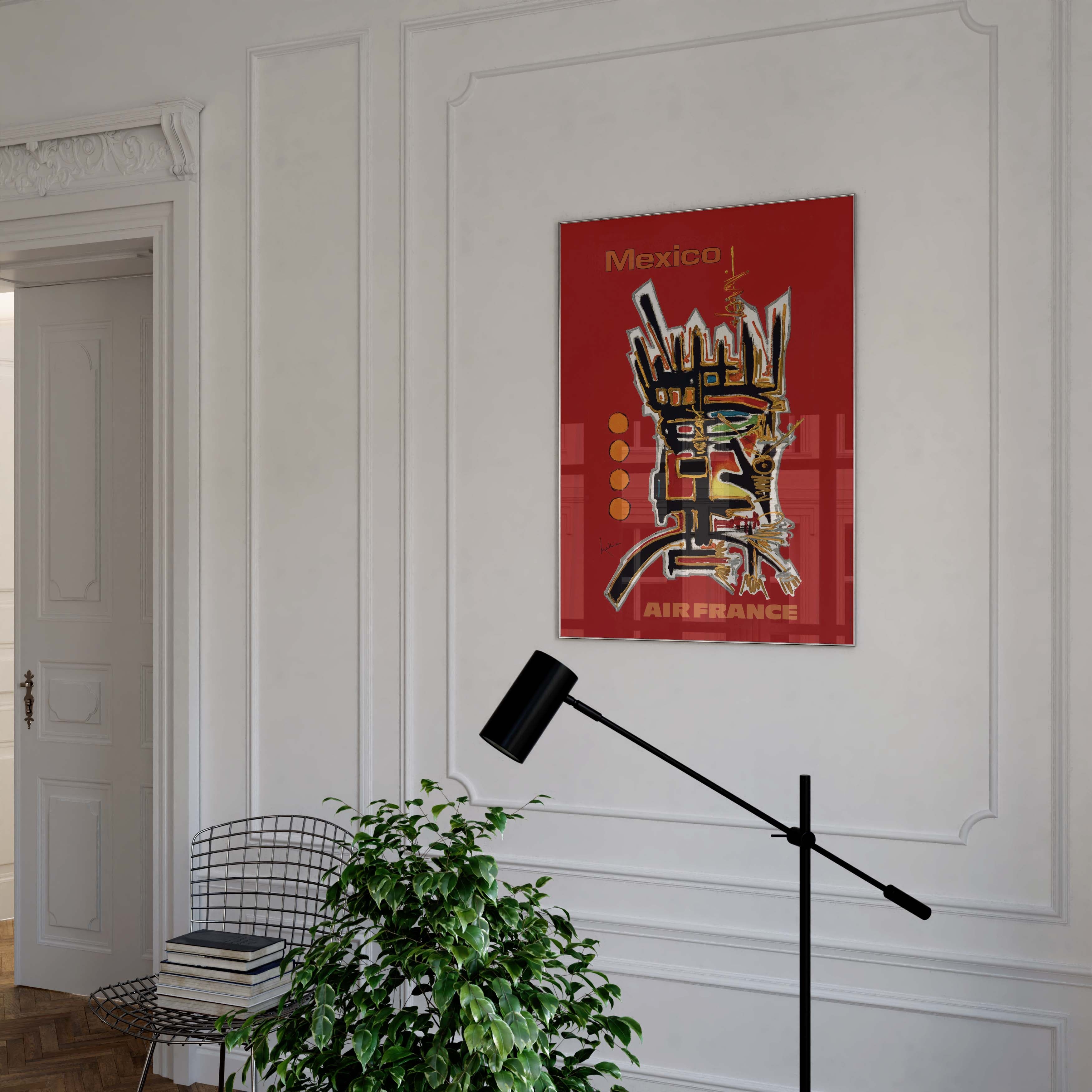 Air France poster - Mexico by Georges Mathieu