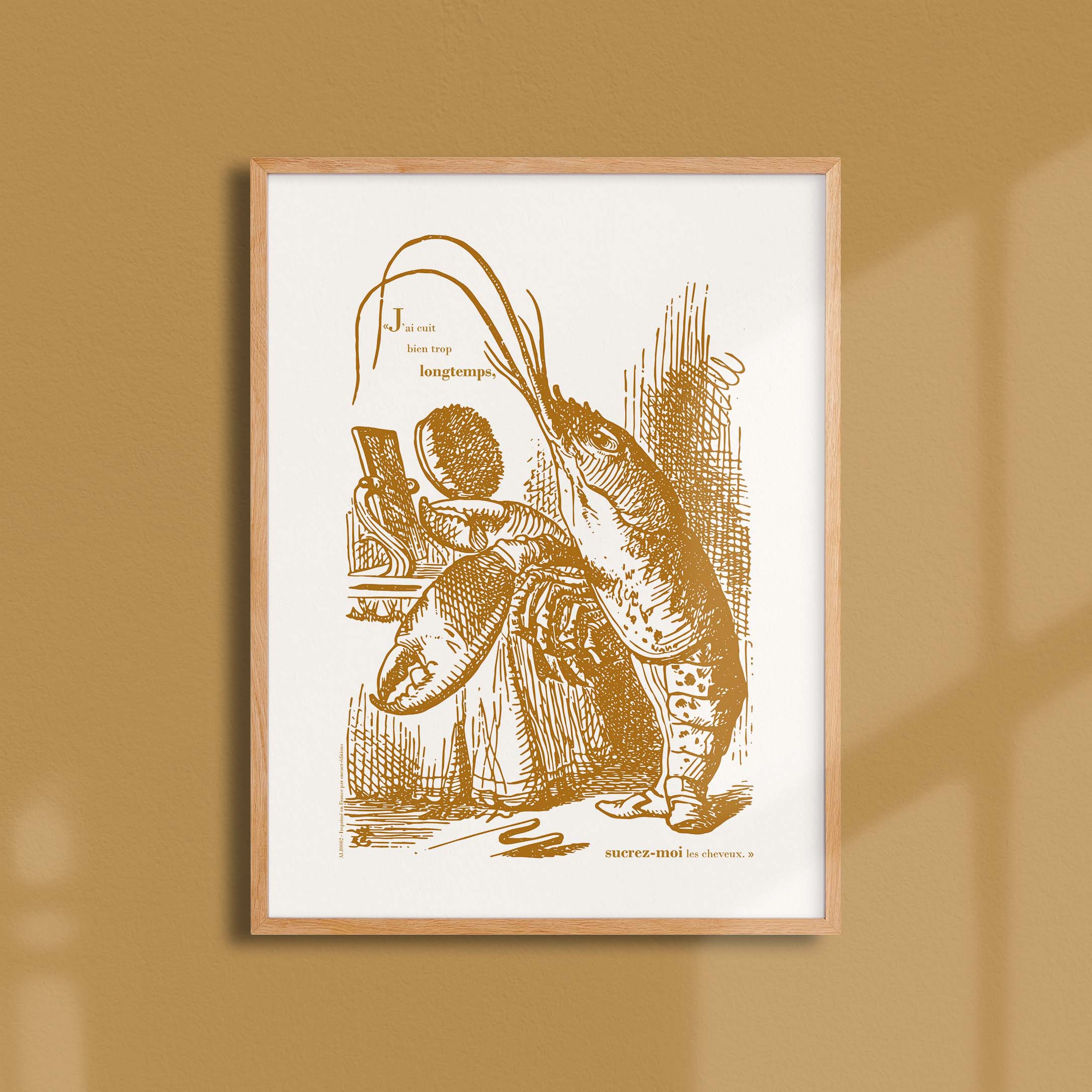 Affiche Alice - Il granchio si pettina davanti allo specchio