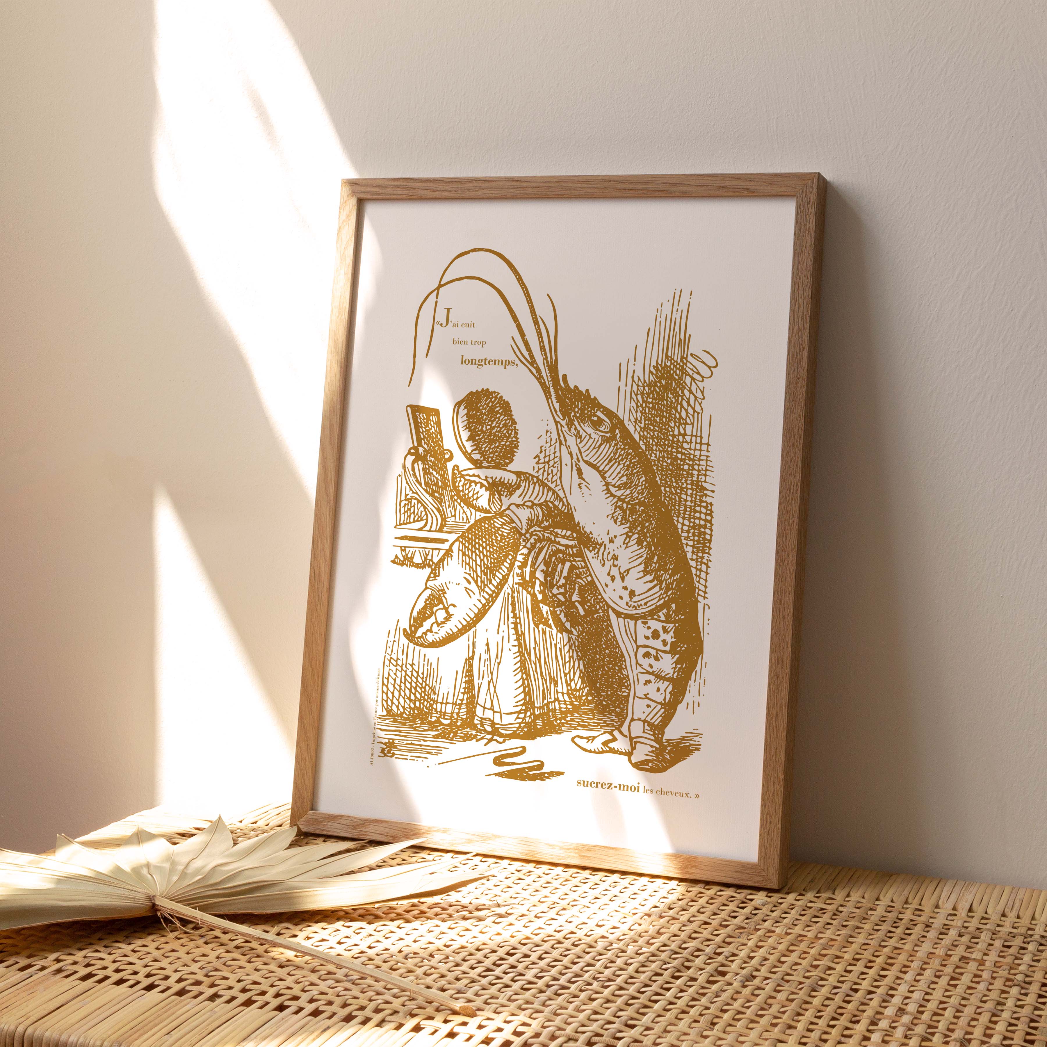 Affiche "Les Imparfaits" Alice - Le homard se pomponne devant le miroir