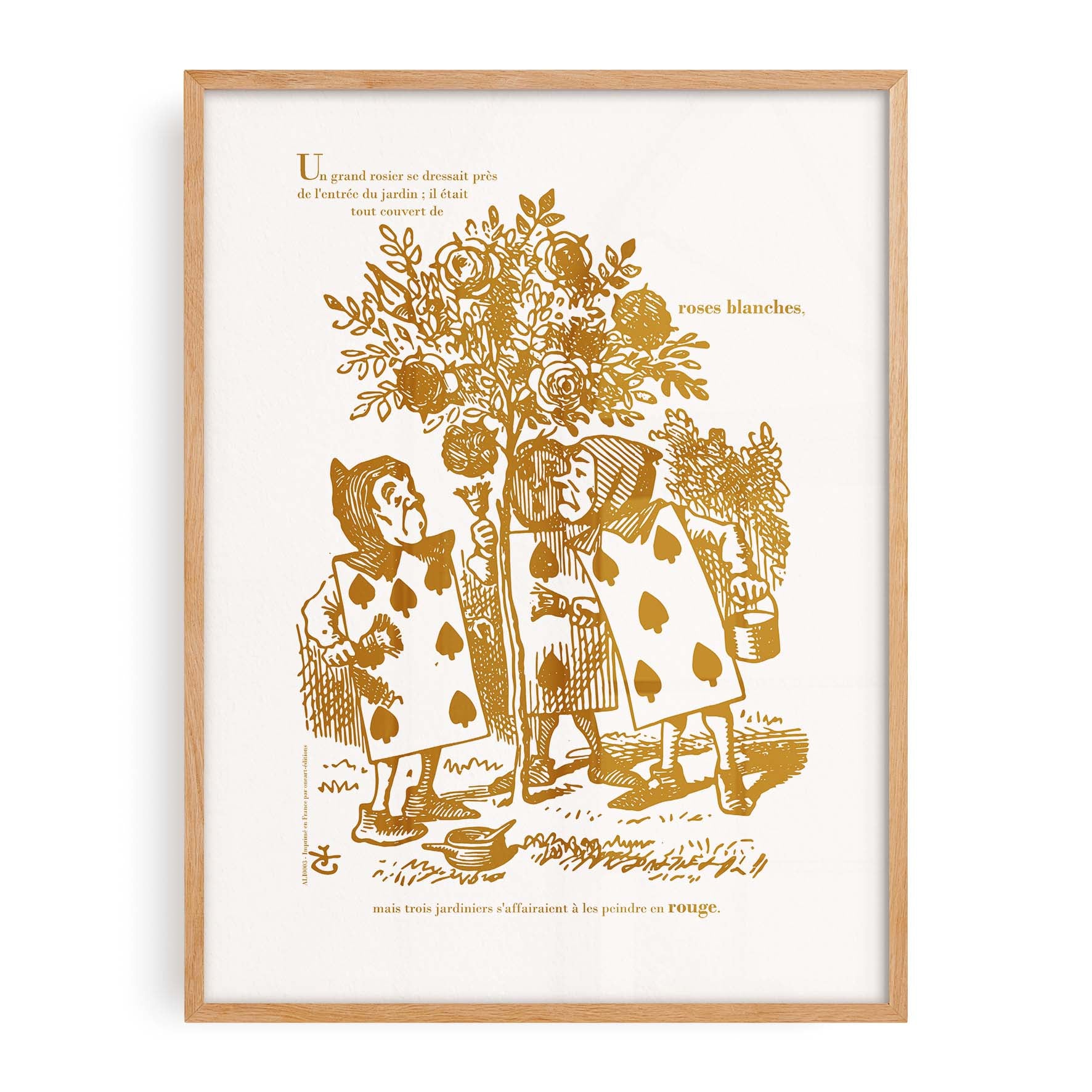 Poster Alice - Due, Cinque & Sette dipingono la rosa