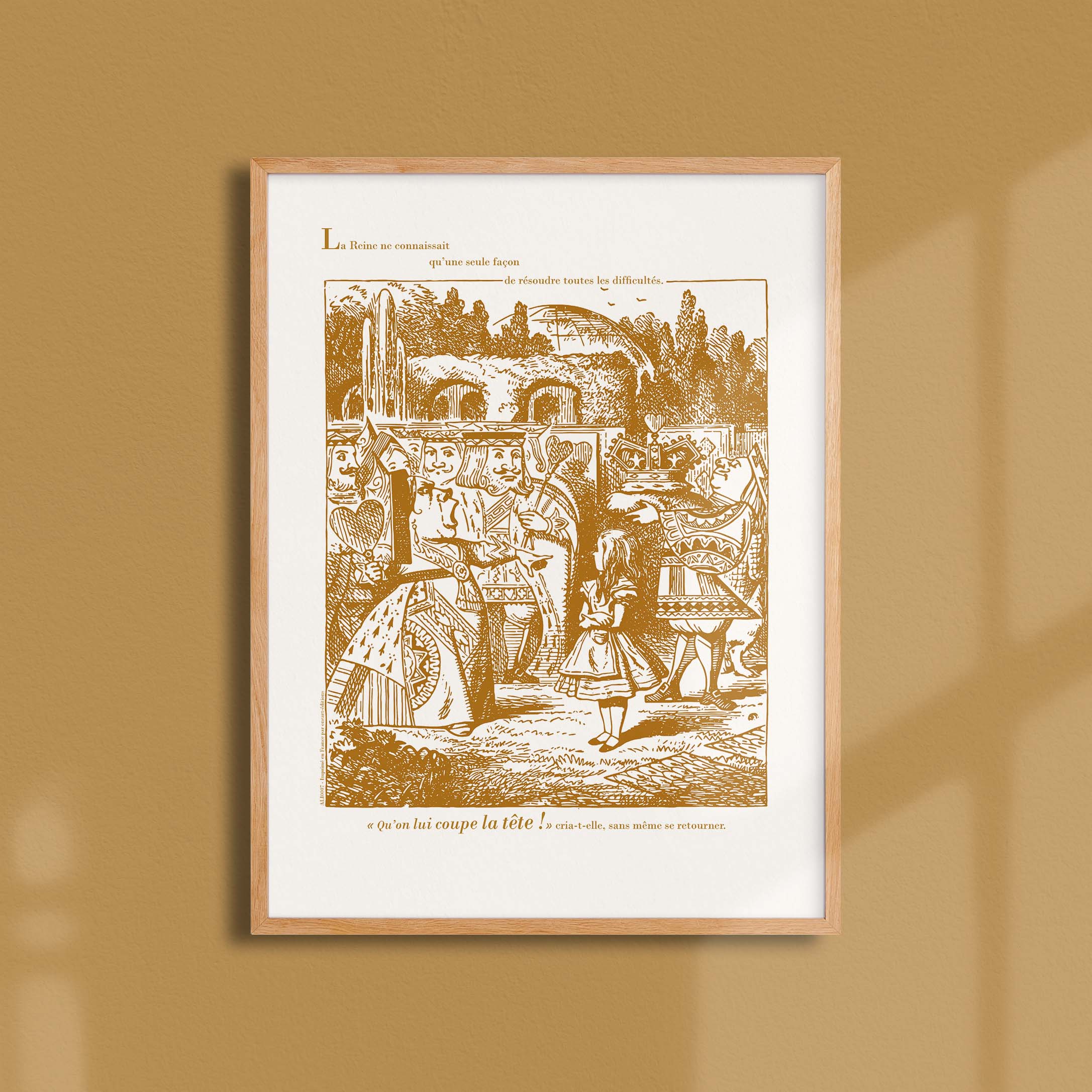 Affiche "Les Imparfaits" Alice - Qu'on lui coupe la tête !