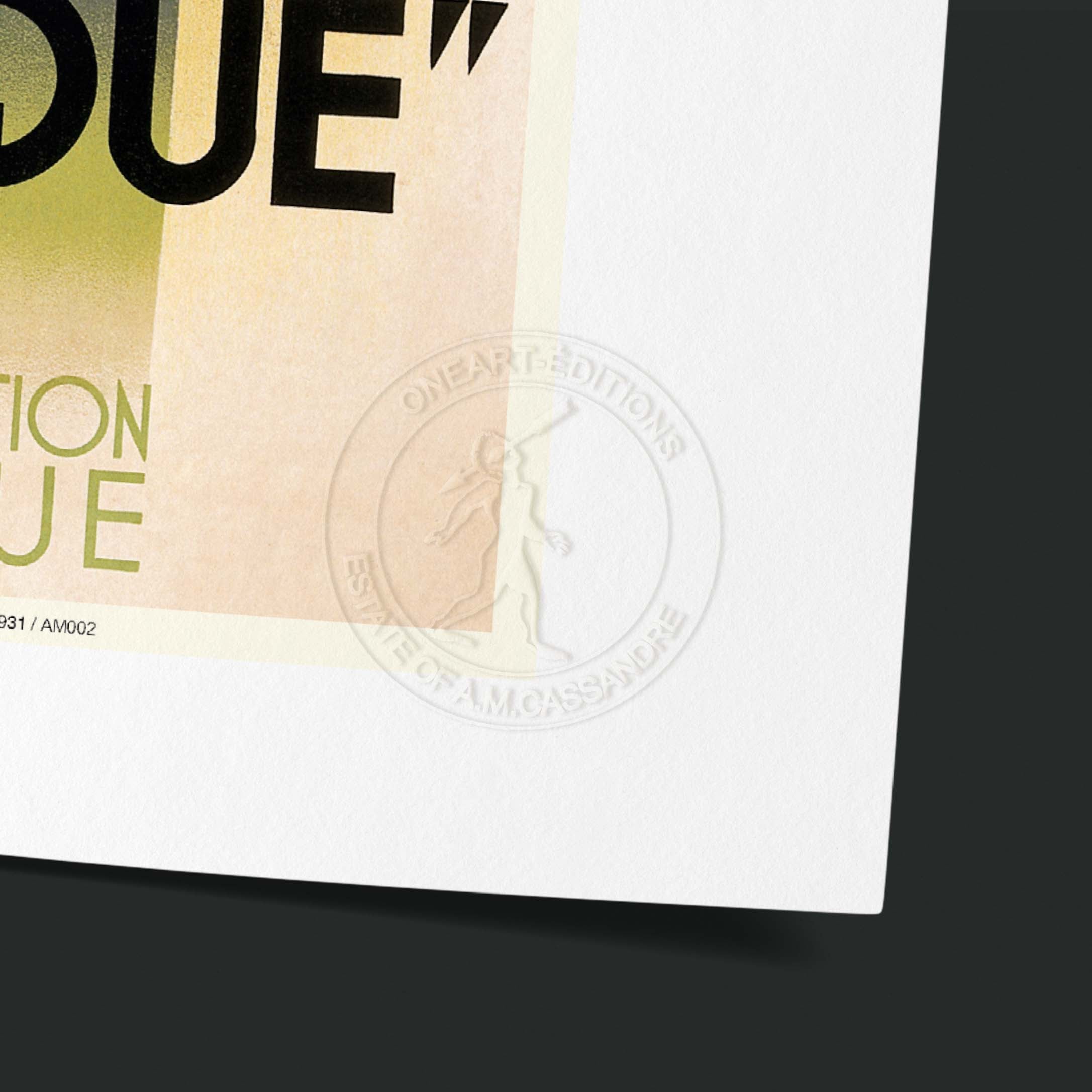 Affiche Cassandre - L'Atlantique