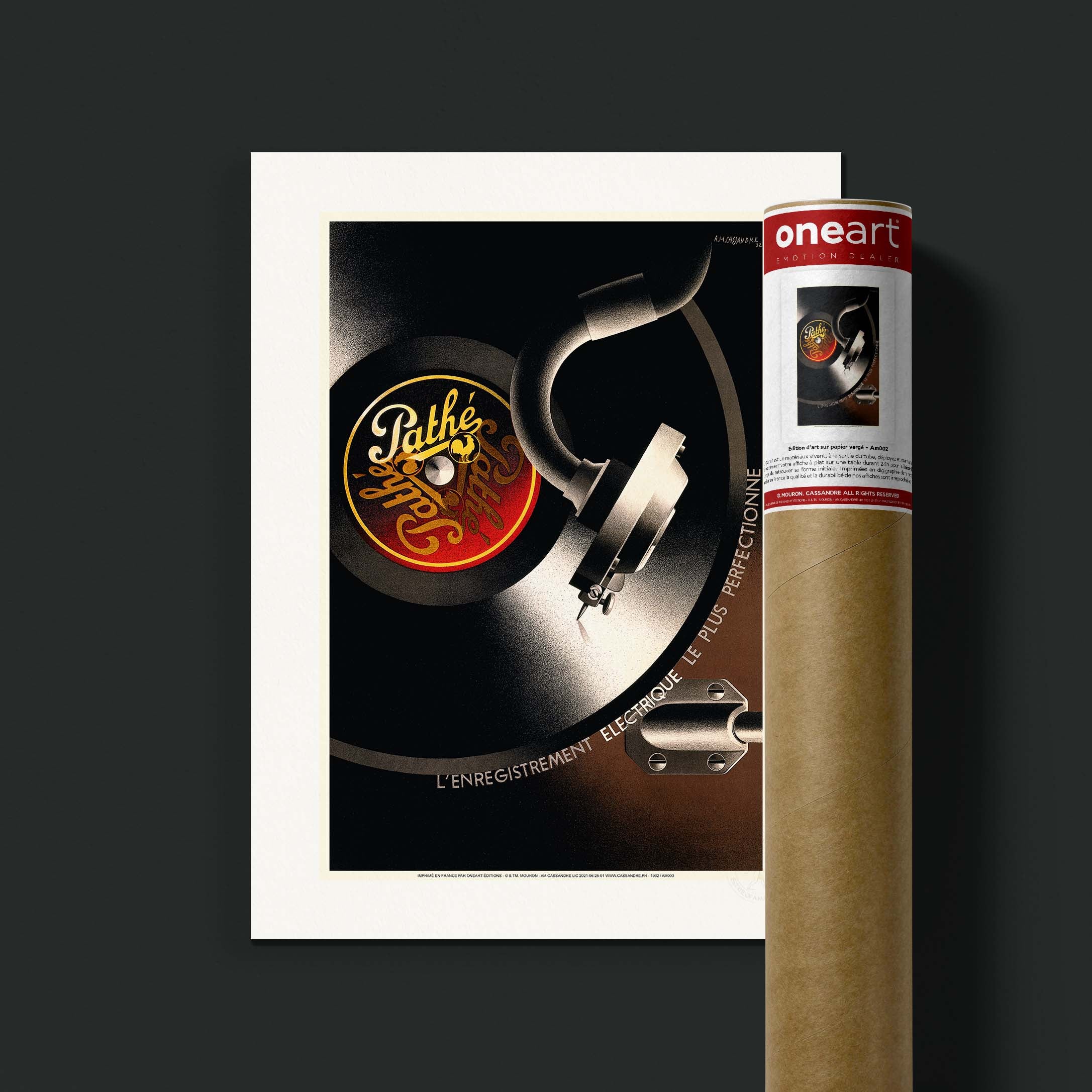Affiche Cassandre - Pathé