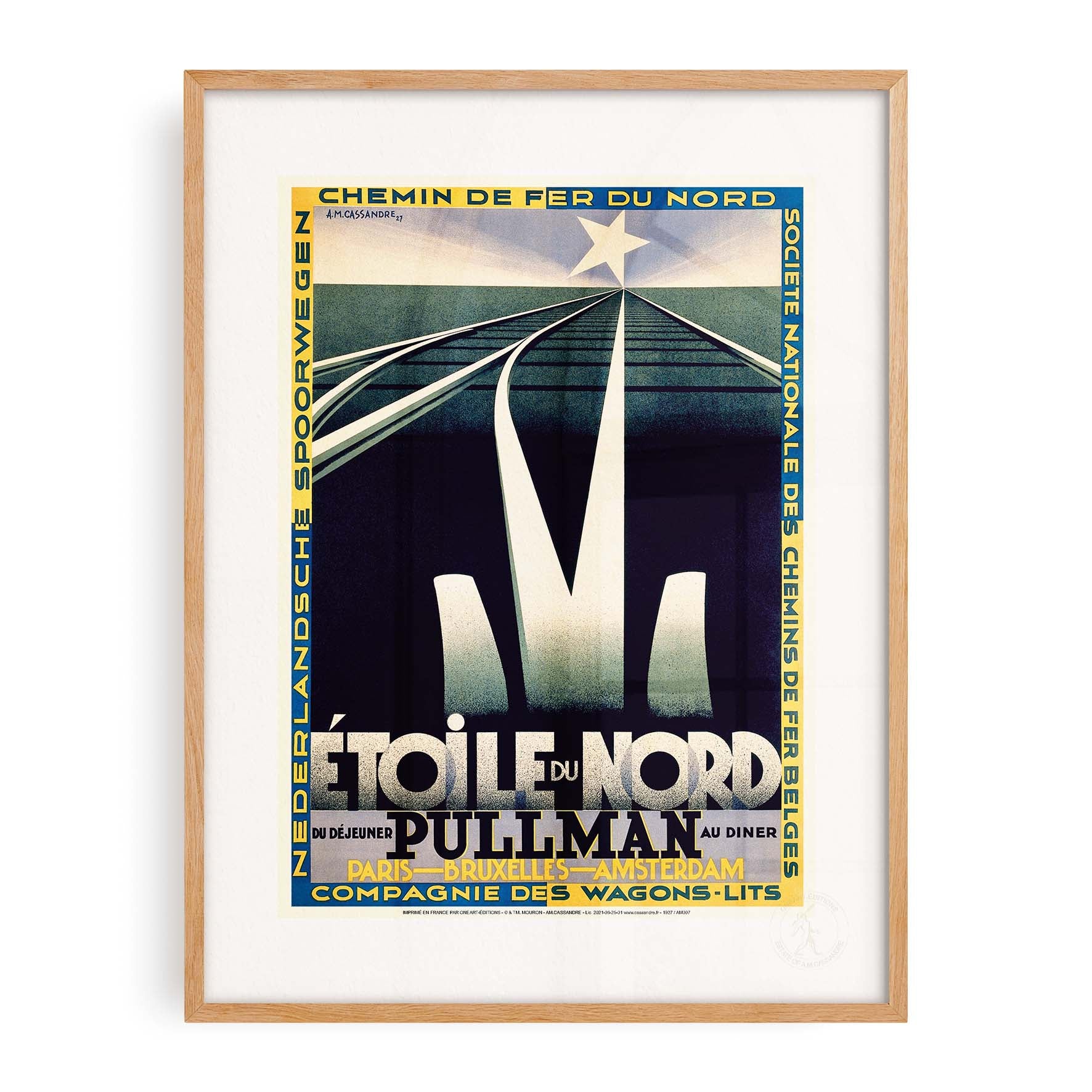 Affiche Cassandre - Etoile du nord
