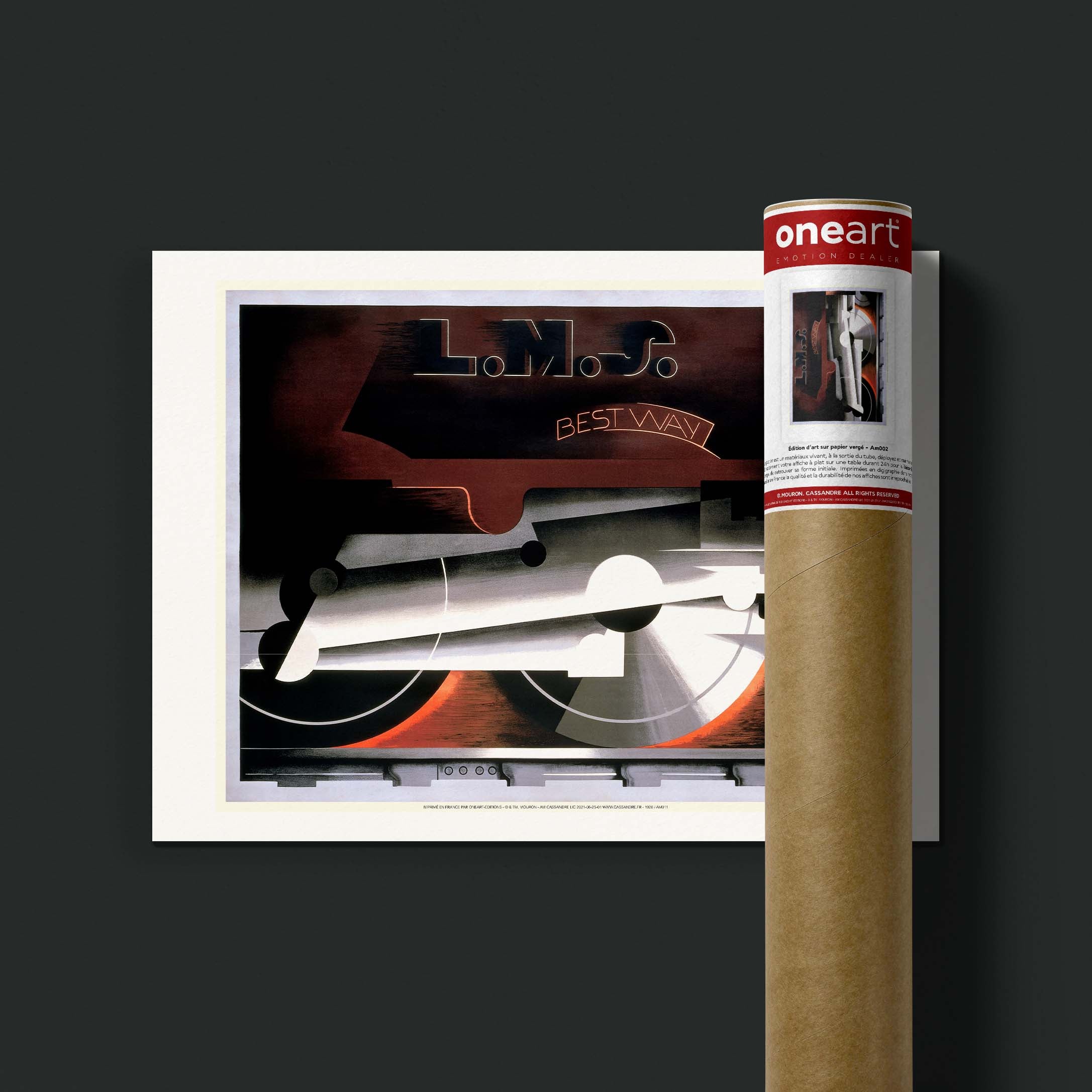 Affiche Cassandre - LMS Best Way